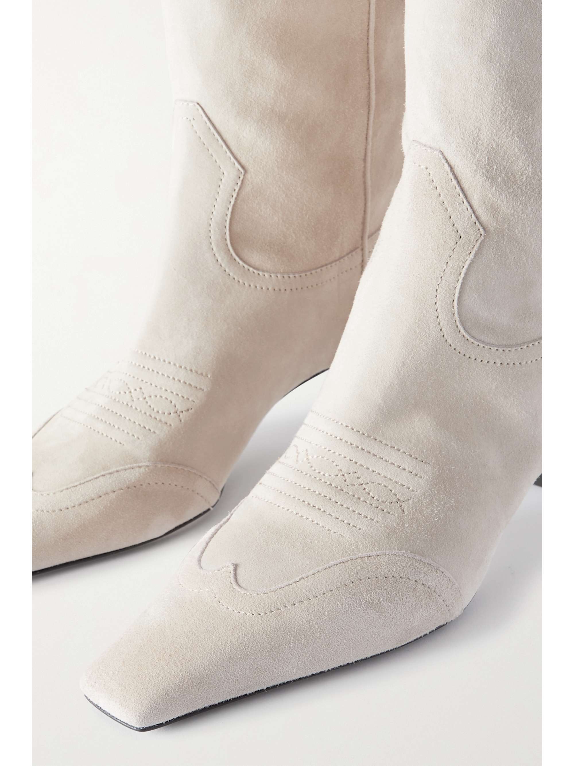 KHAITE Dallas suede knee boots