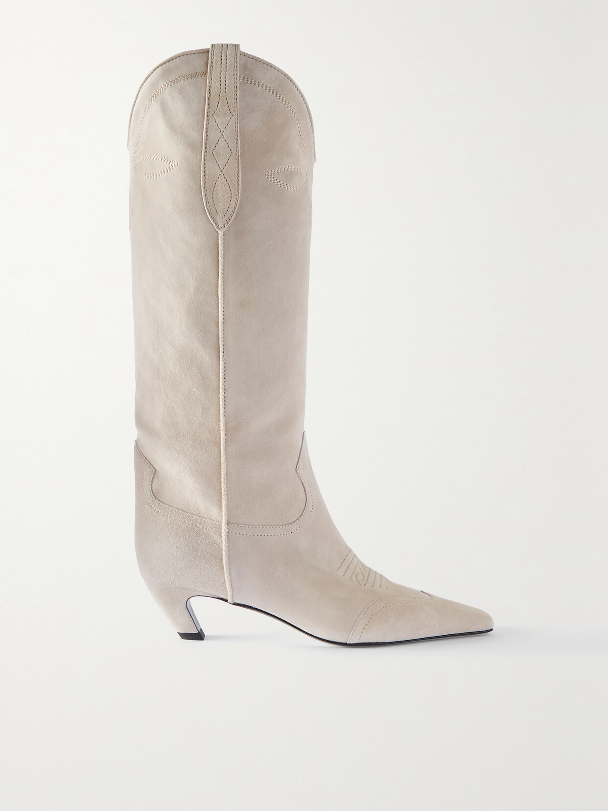 KHAITE Dallas Suede Knee Boots