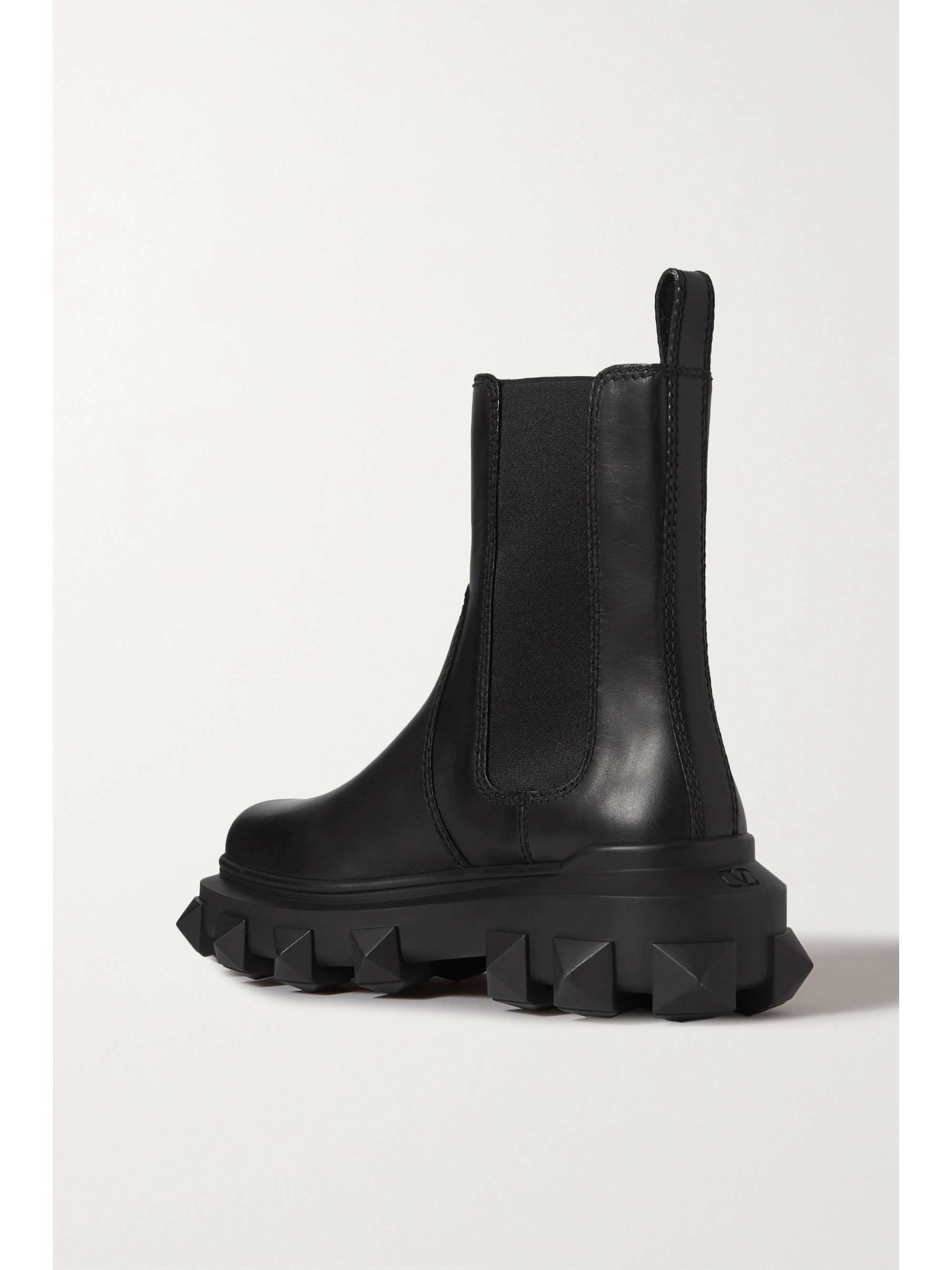 valentino beatle leather platform boots