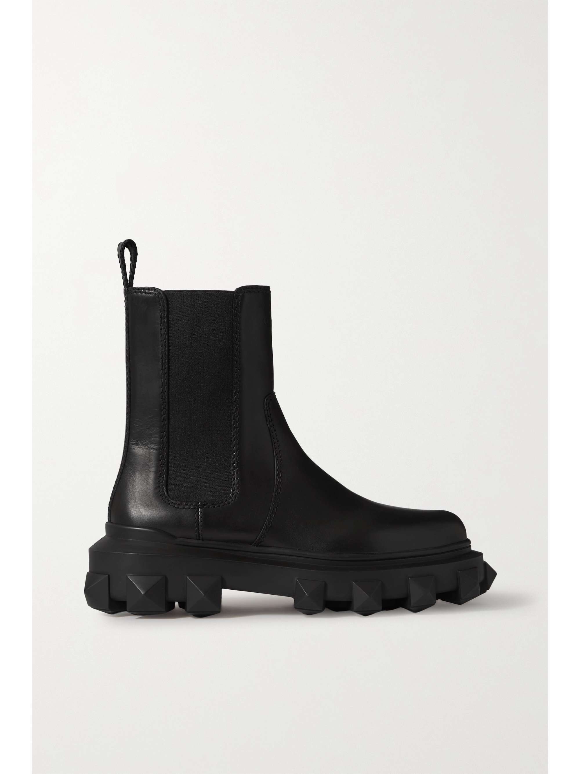 Valentino Garavani Trackstud Beatle 35 leather Chelsea boots