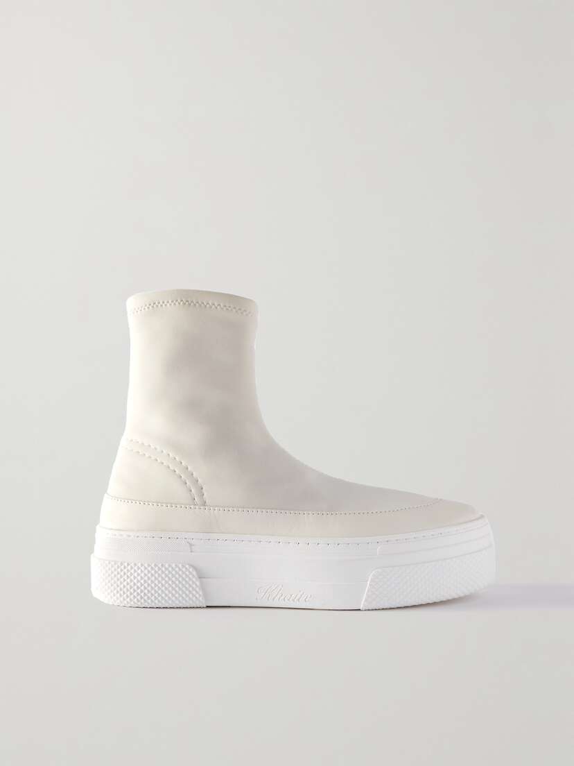 Khaite Ludlow Nylon High-top Sneakers