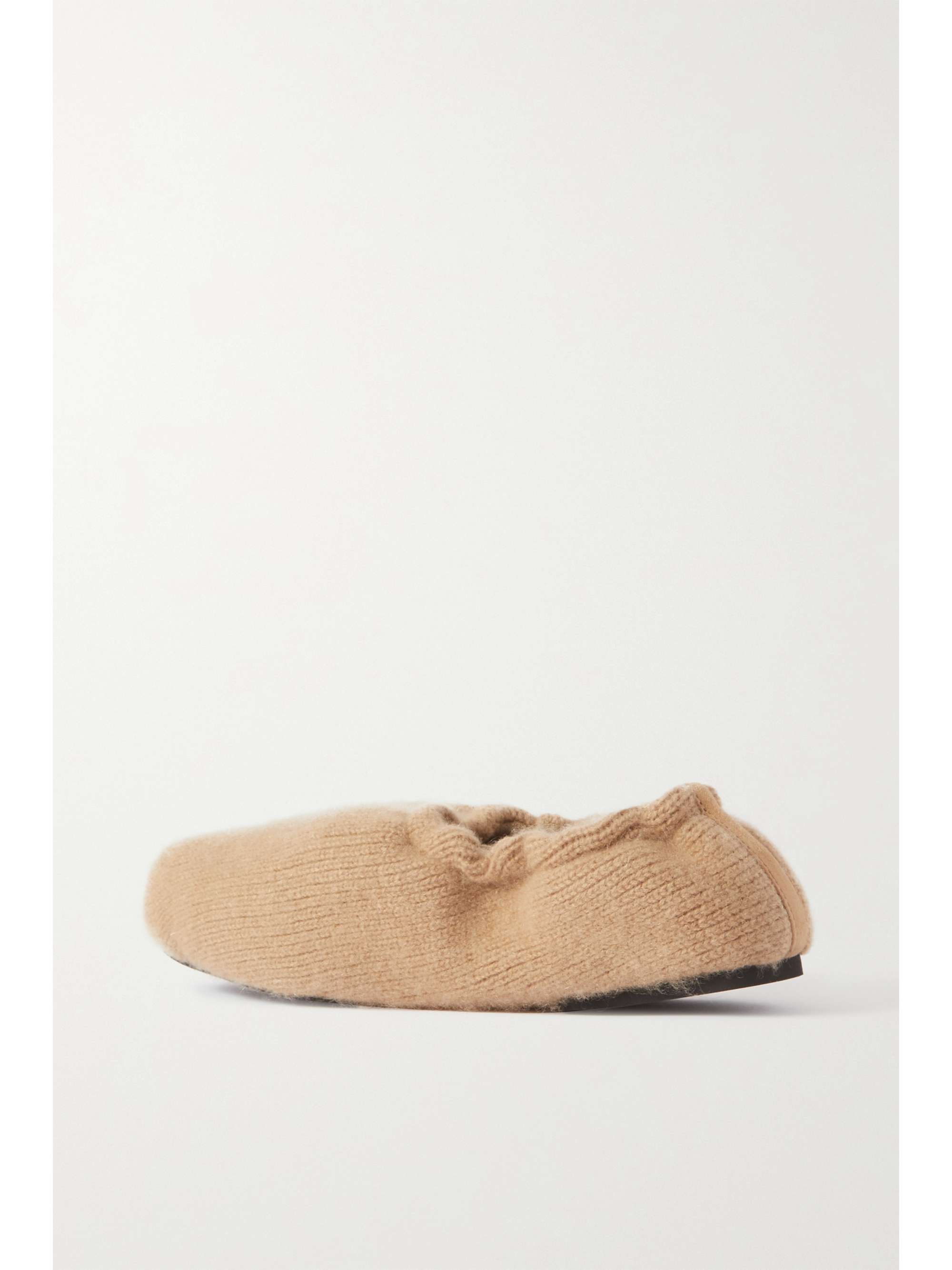 KHAITE Logan cashmere ballet flats