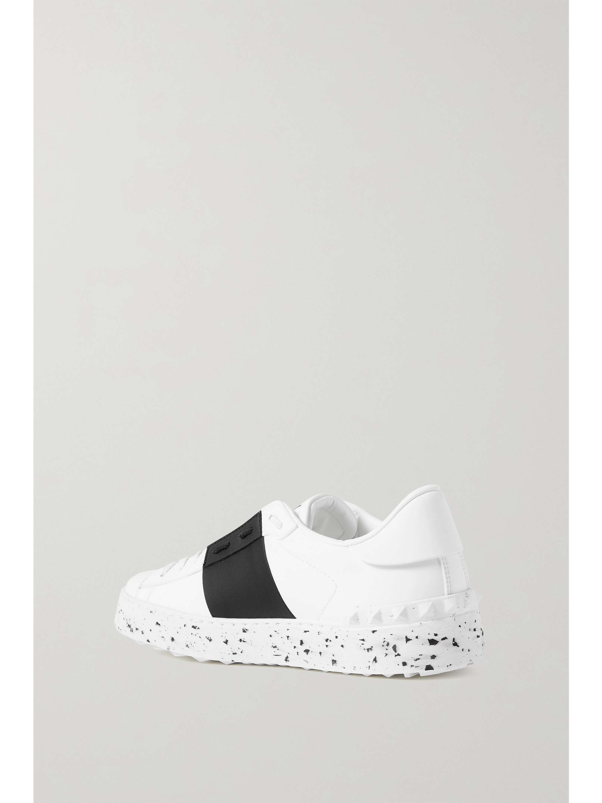 black and white valentino shoes