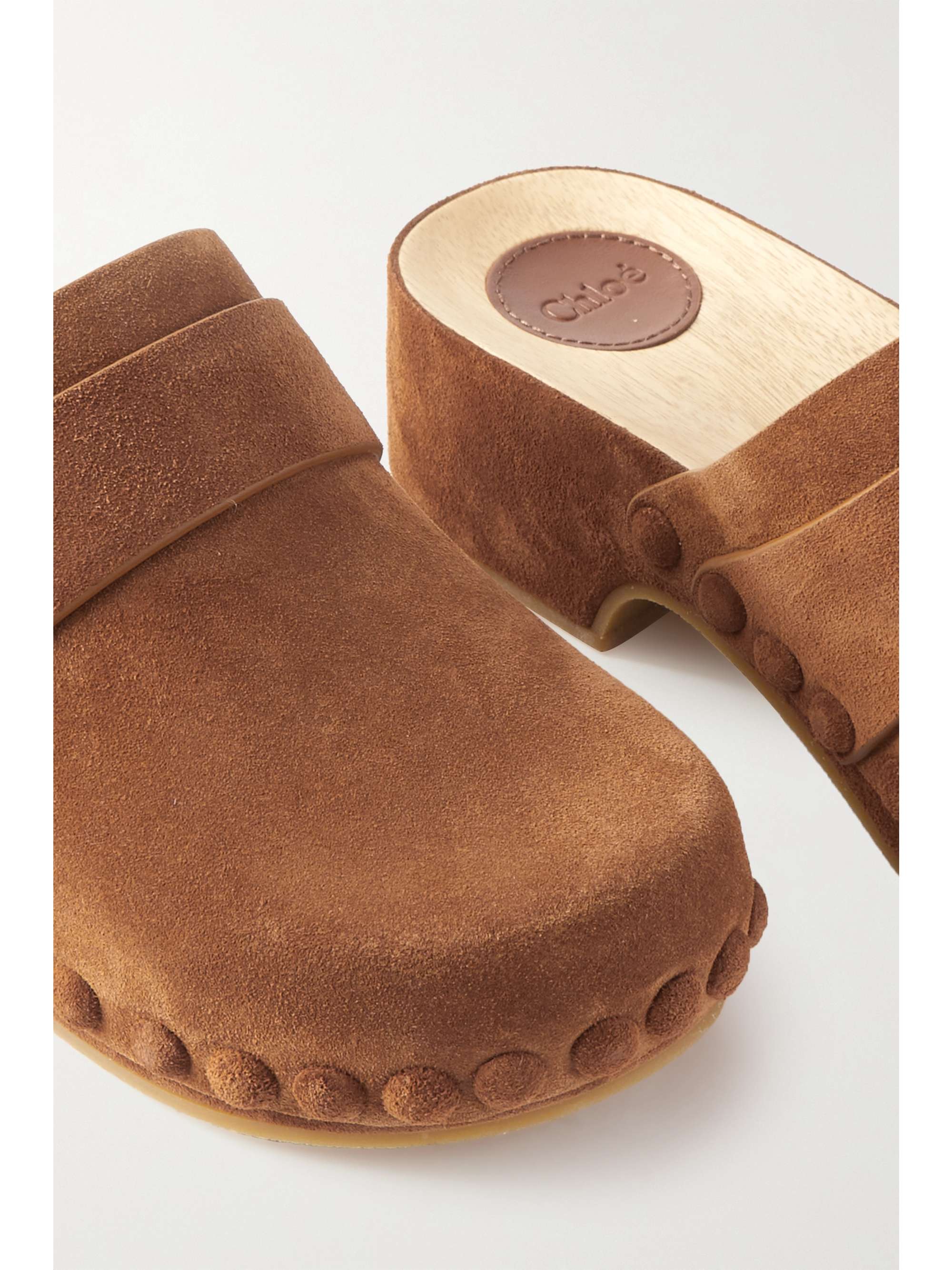 CHLOÉ Joy suede clogs