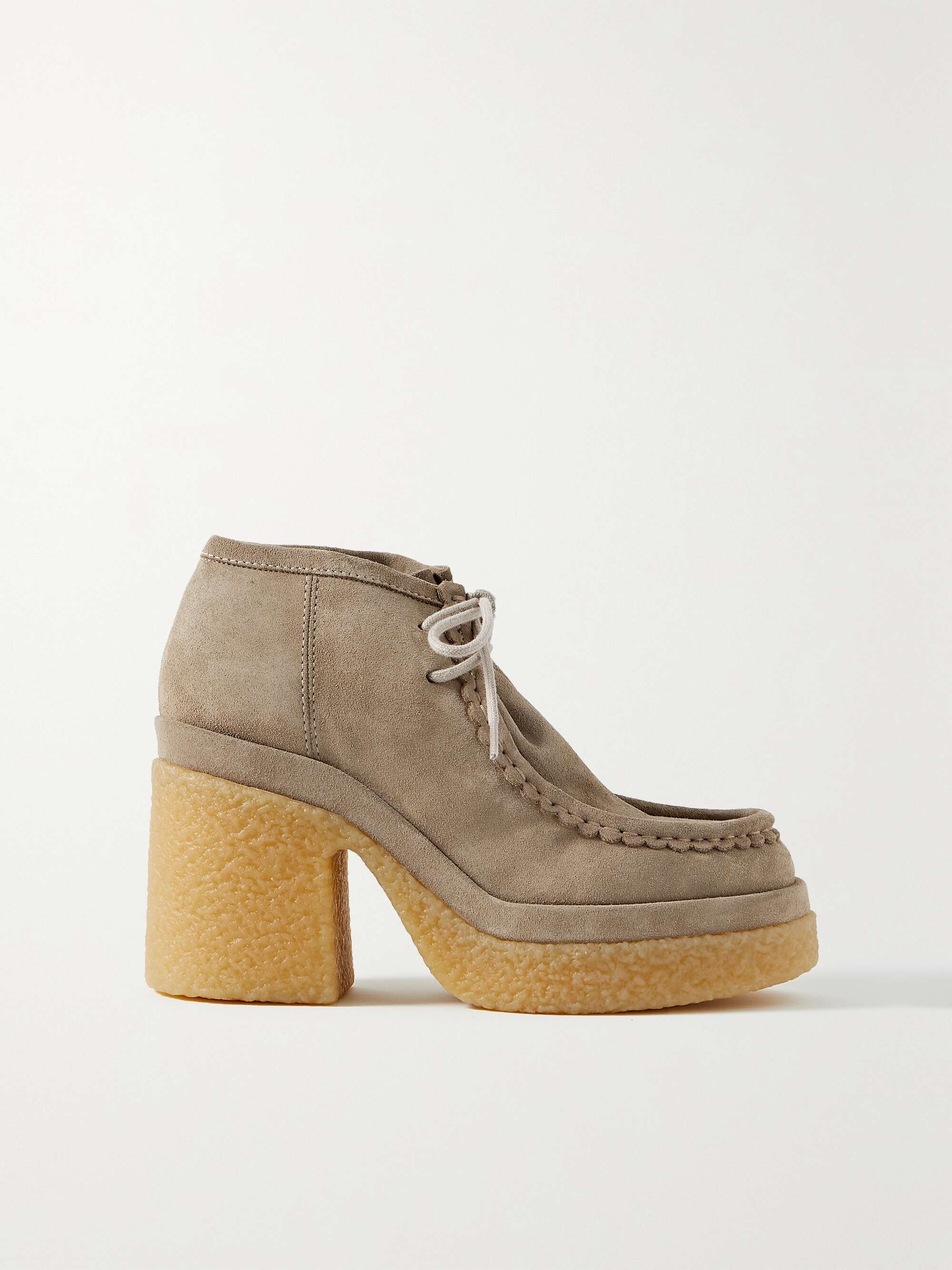 CHLO Jamie suede ankle boots NET A PORTER
