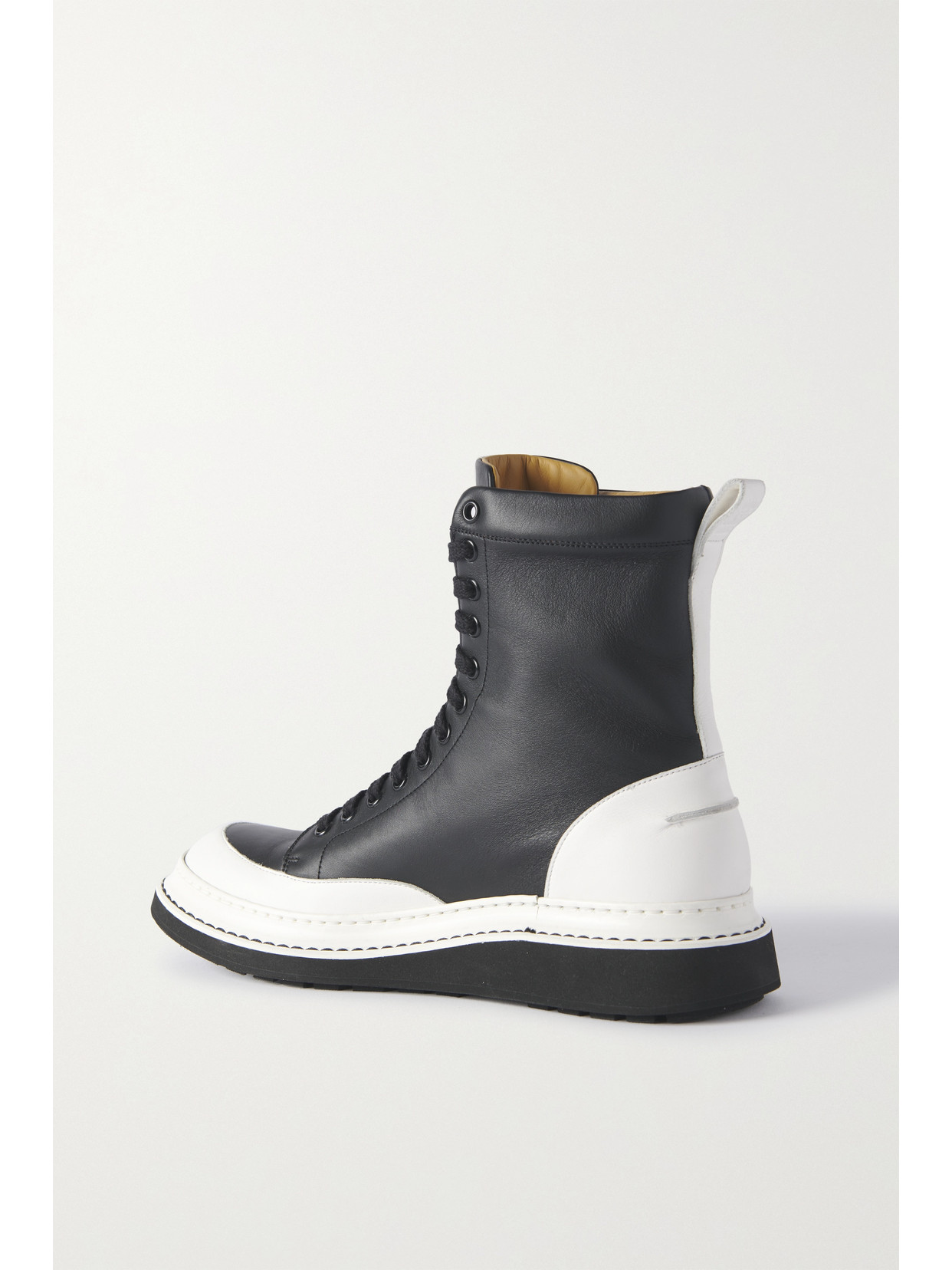 Loewe Woman Ankle Boots Black Size 11 Soft Leather In Black
