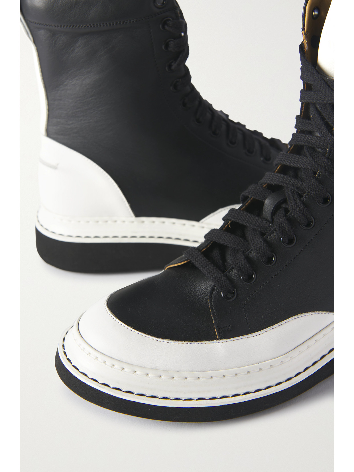 Loewe Woman Ankle Boots Black Size 11 Soft Leather In Black