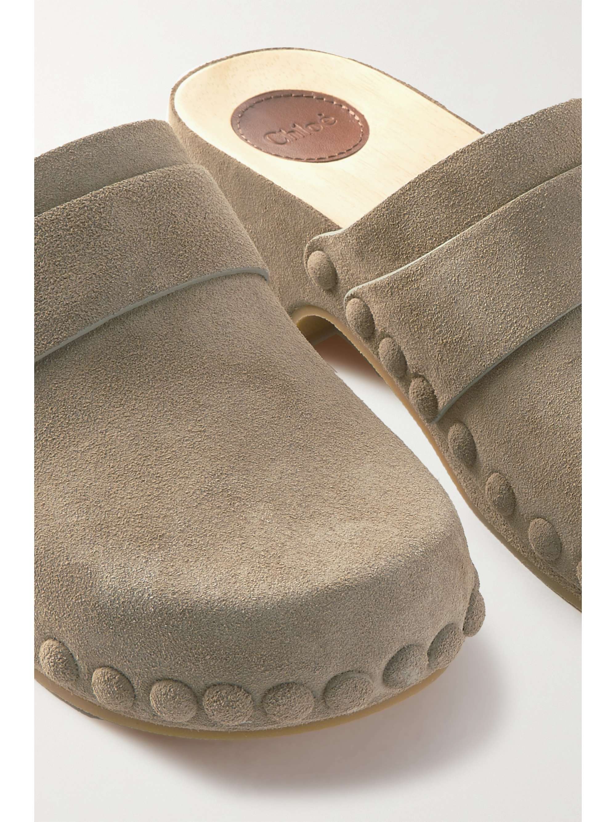 CHLOÉ Joy suede clogs