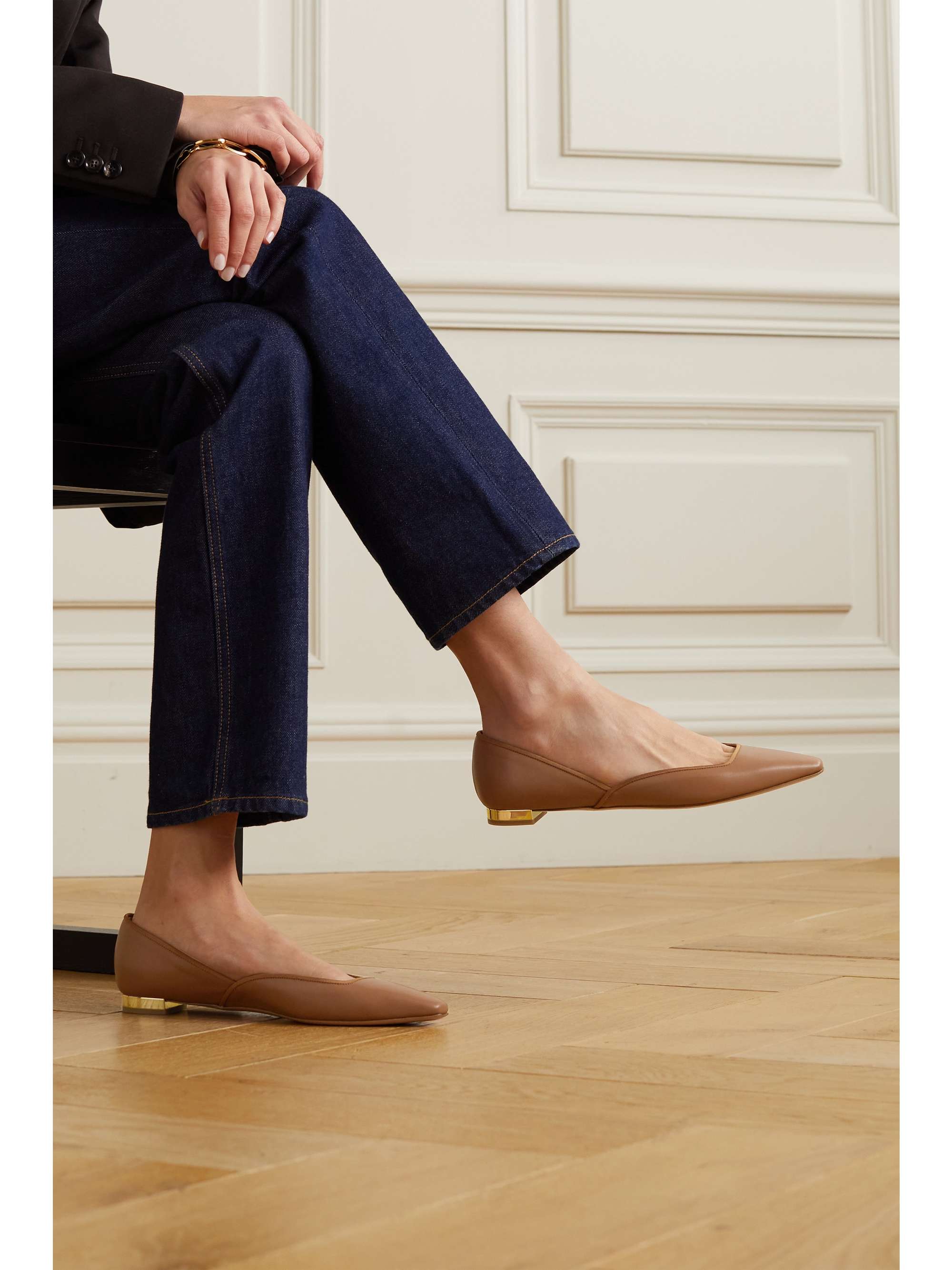 aquazzura maia flats