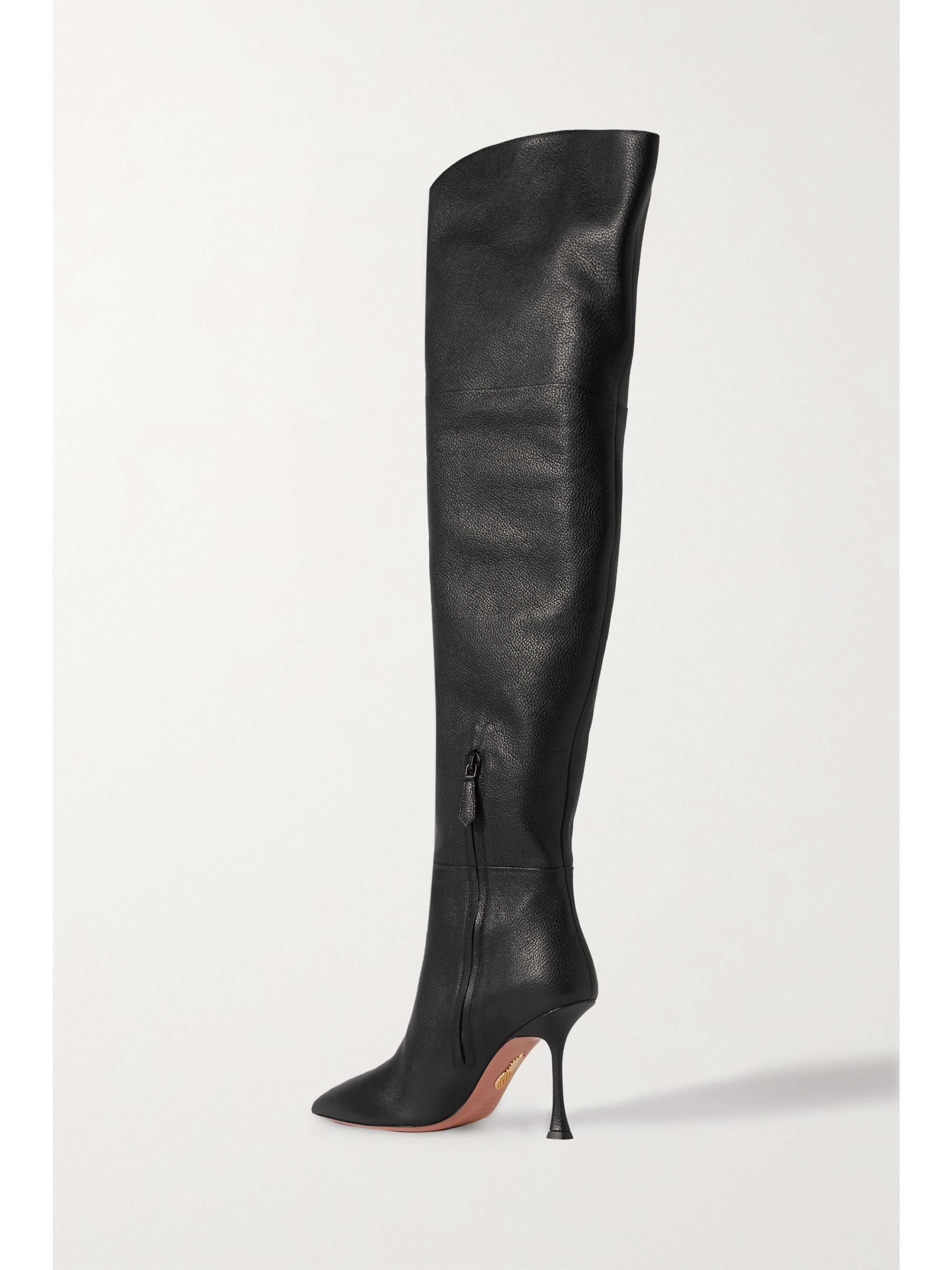 AQUAZZURA Bad and Boogie 95 leather over-the-knee boots
