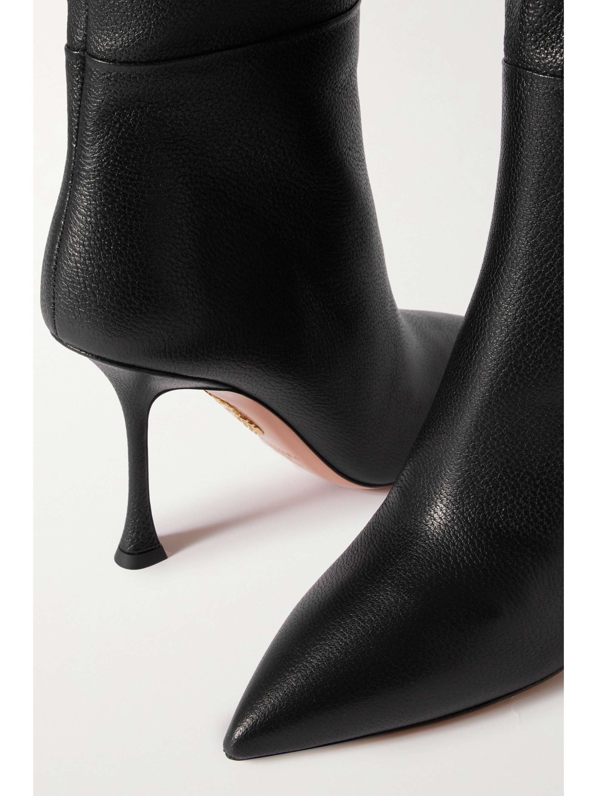 AQUAZZURA Bad and Boogie 95 leather over-the-knee boots