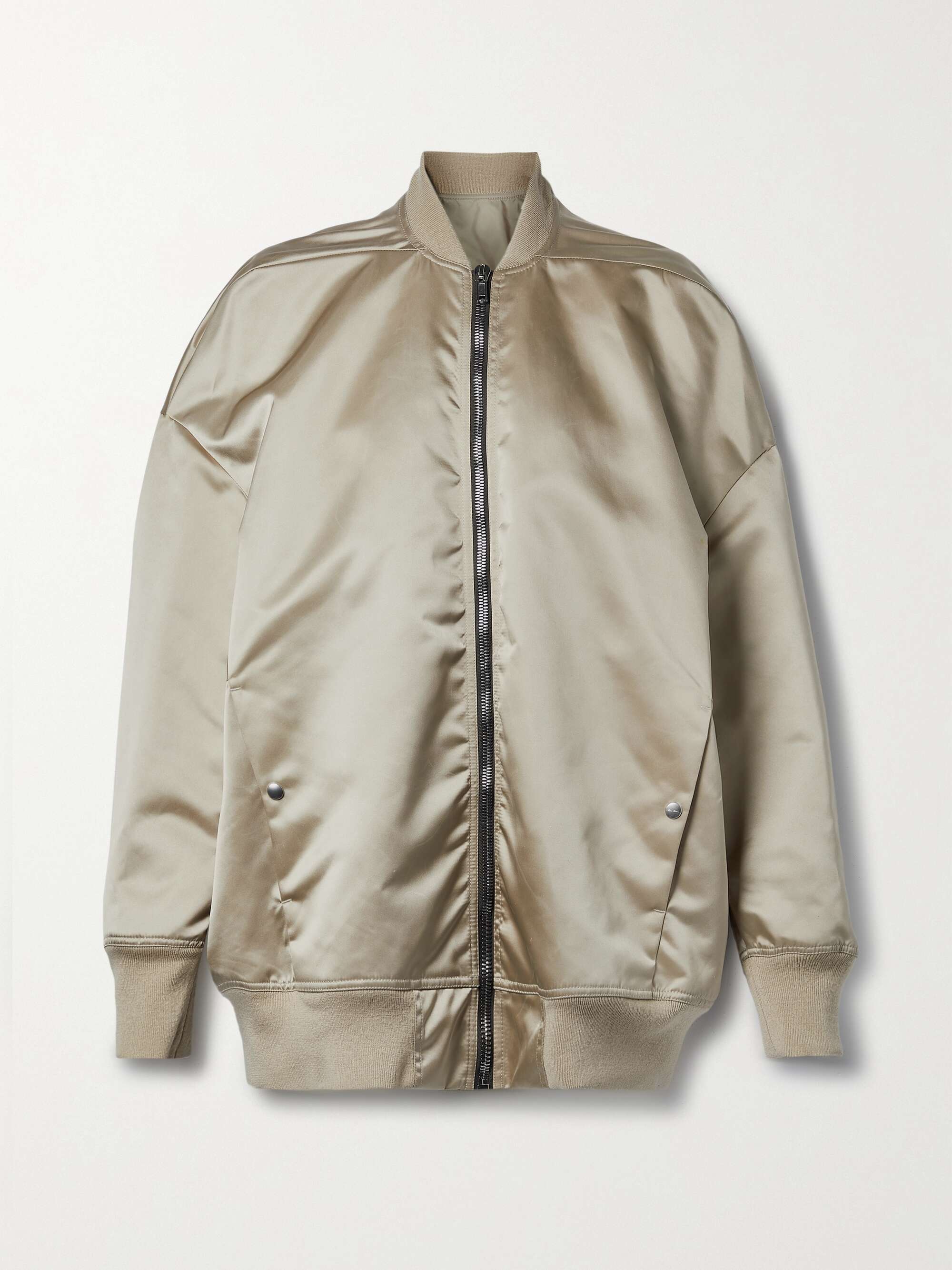 reversible twill bomber jacket