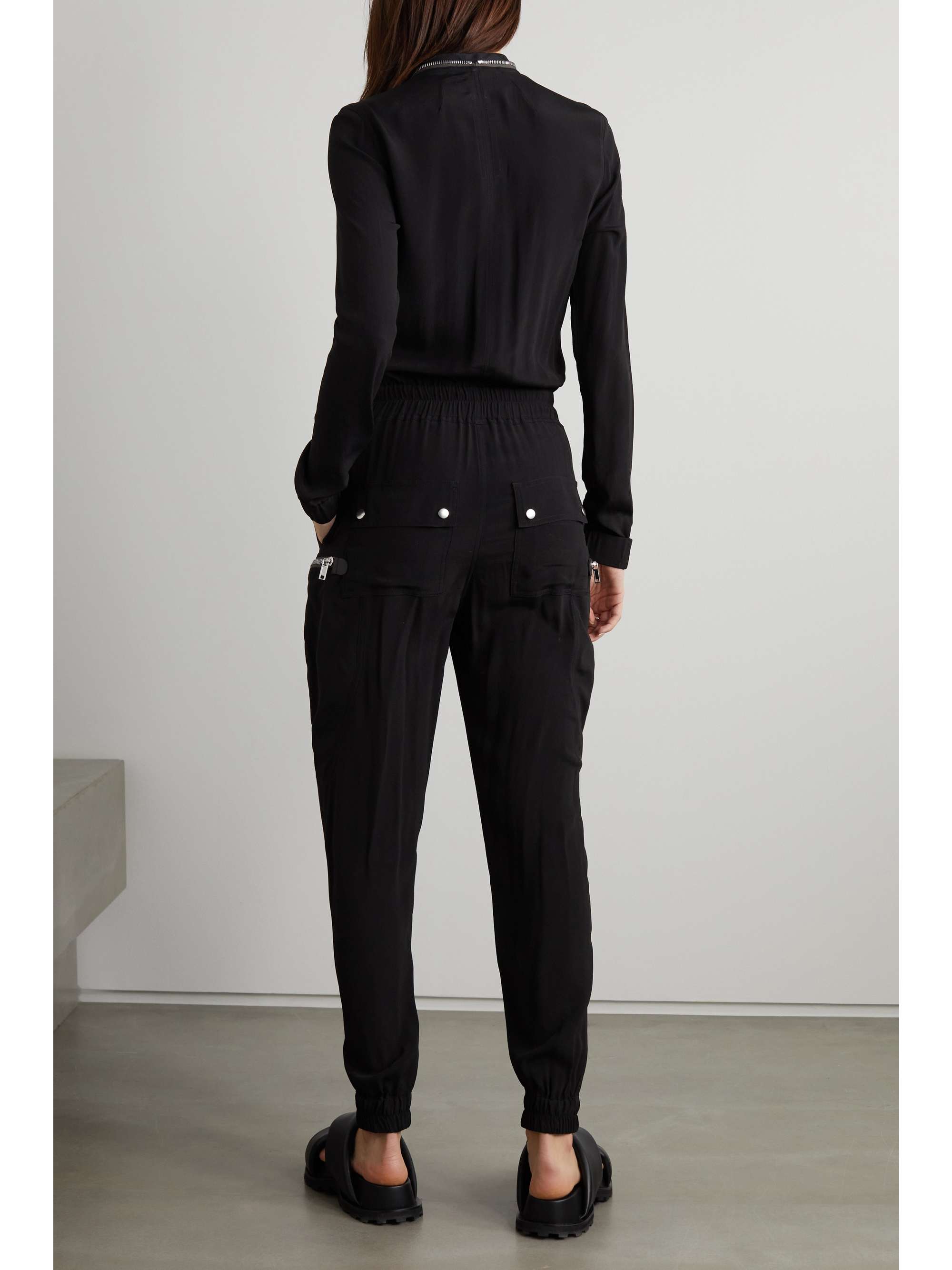 Rick Owens - Larry Crepe Jumpsuit - Black - IT42 - Net a Porter