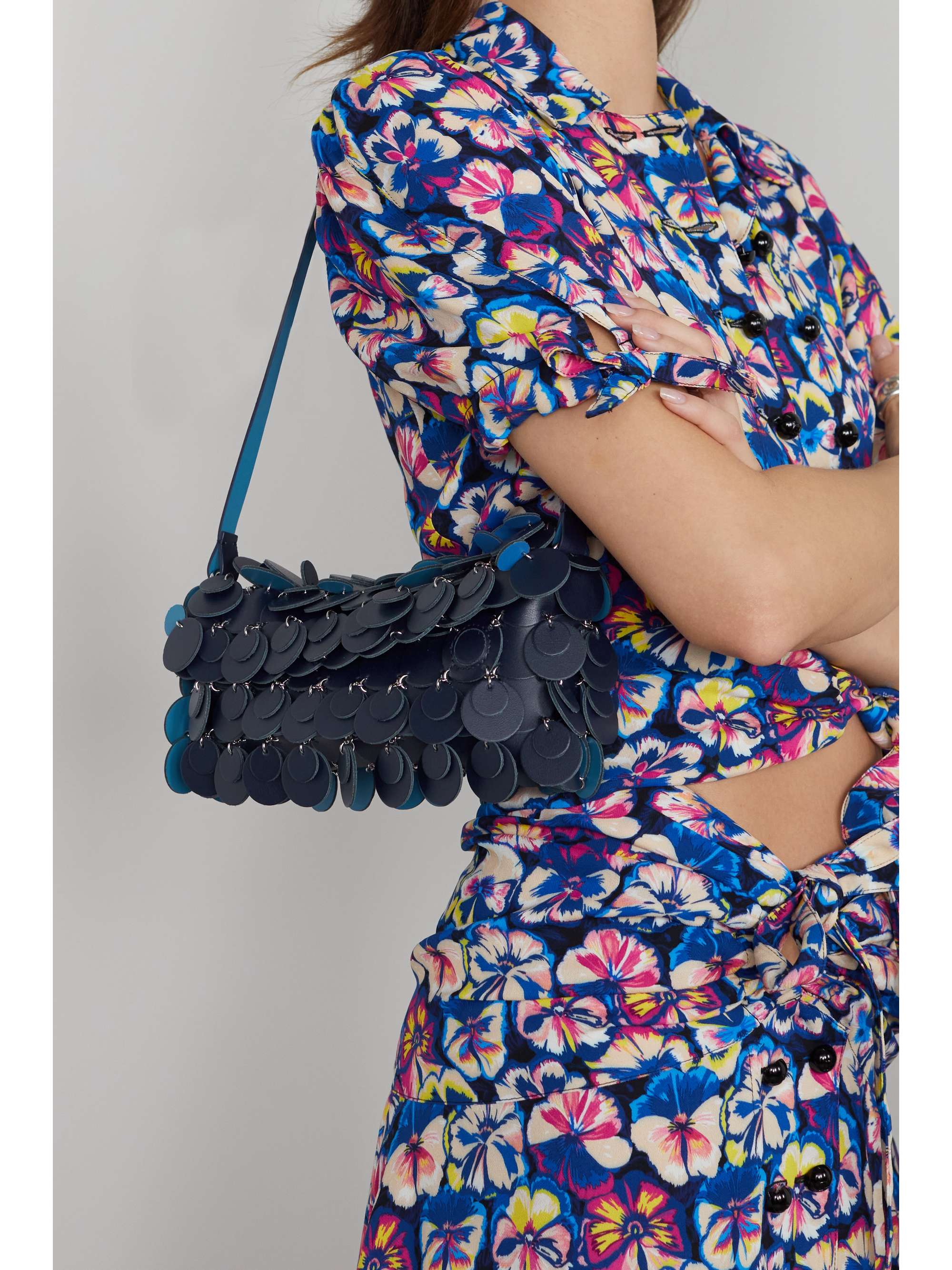 Paco Rabanne Leather & Viscose Dress - dupbolq
