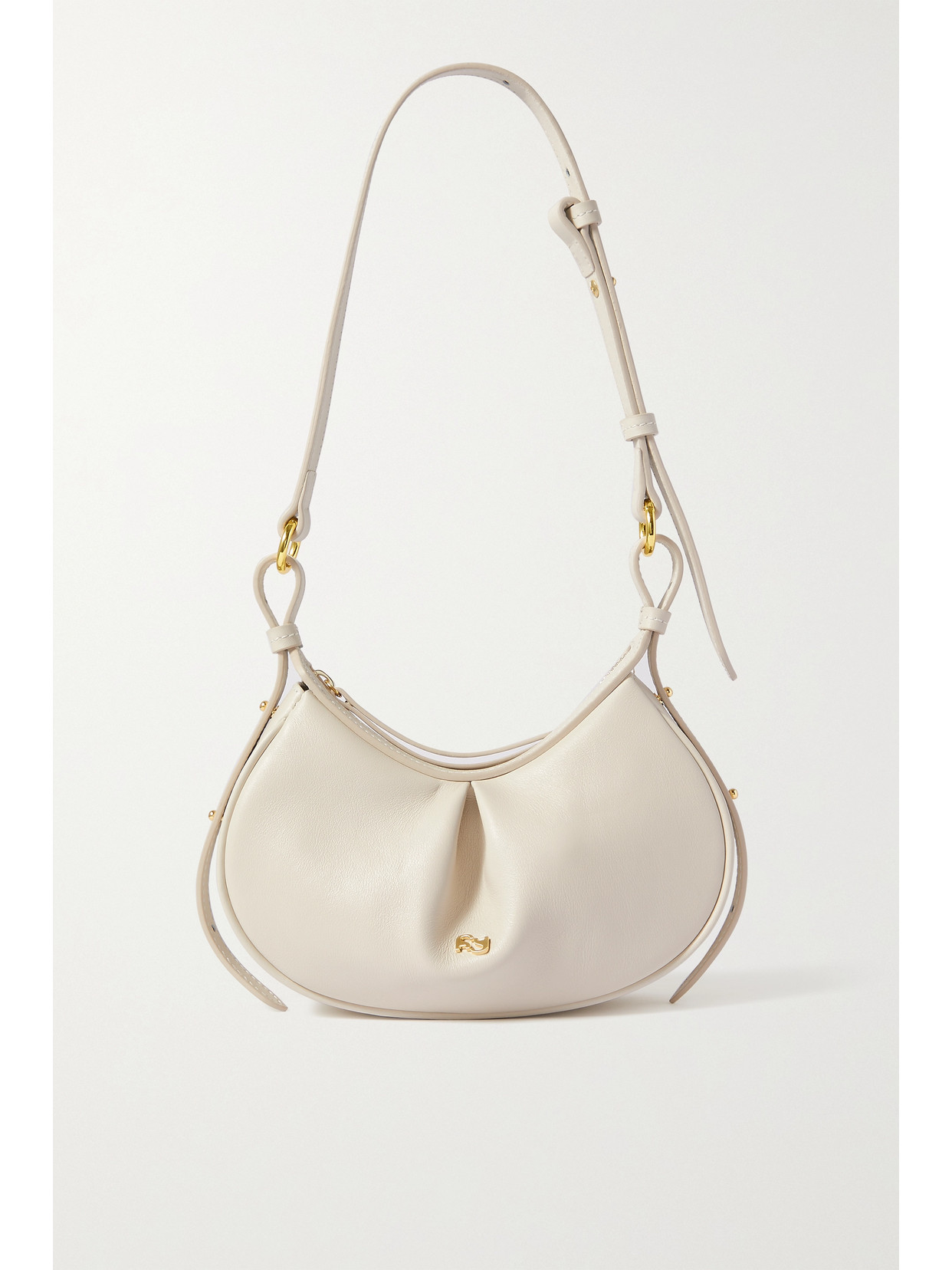 YUZEFI BEAN MINI LEATHER SHOULDER BAG