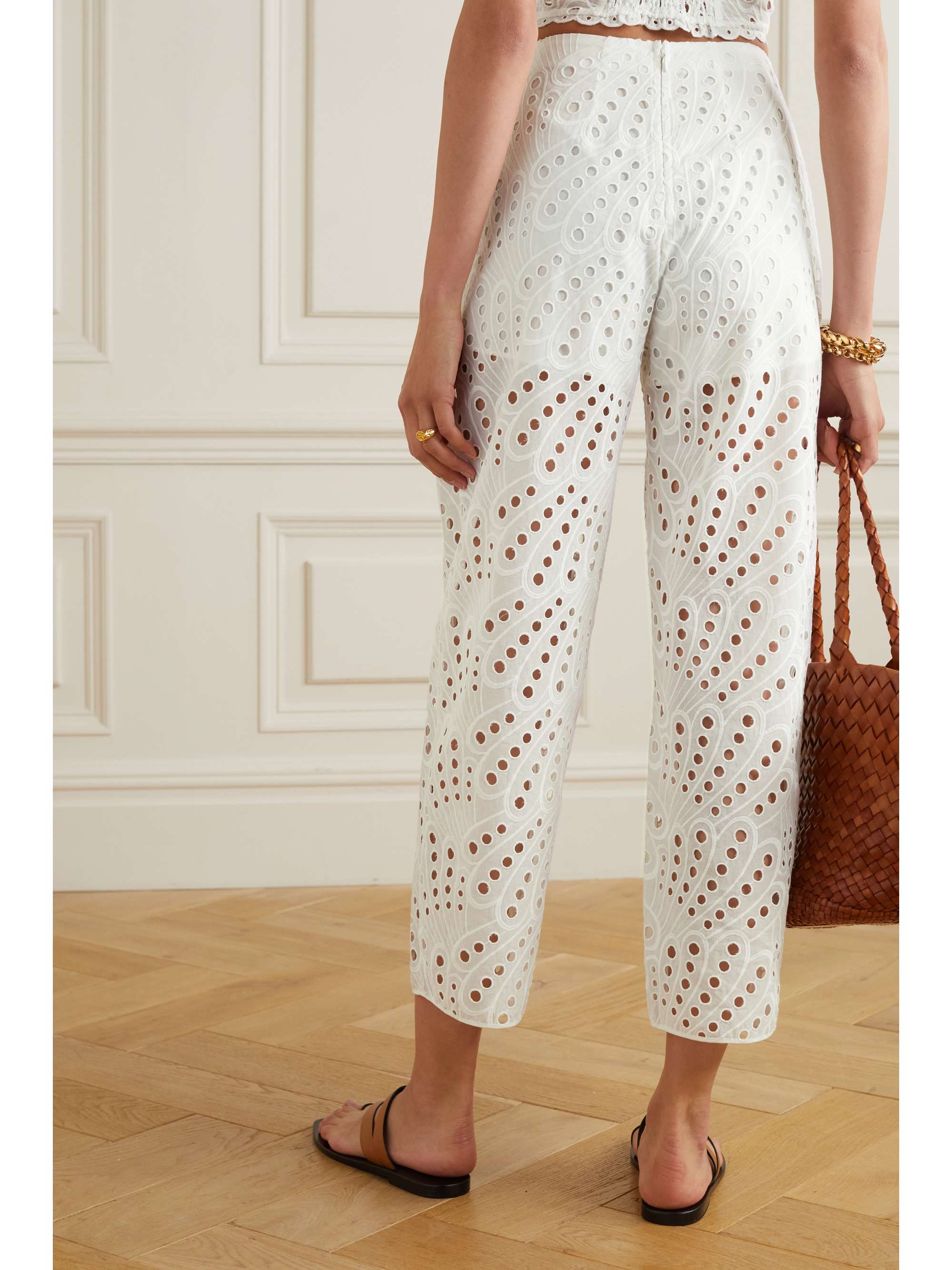 White Simone broderie anglaise cotton 