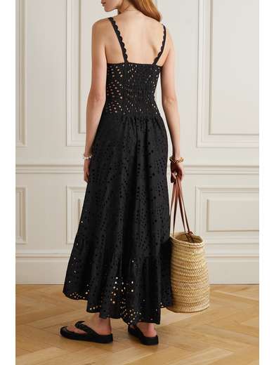 CHARO RUIZ Irene Tiered Broderie Anglaise Cotton-blend Maxi Dress - We Select Dresses