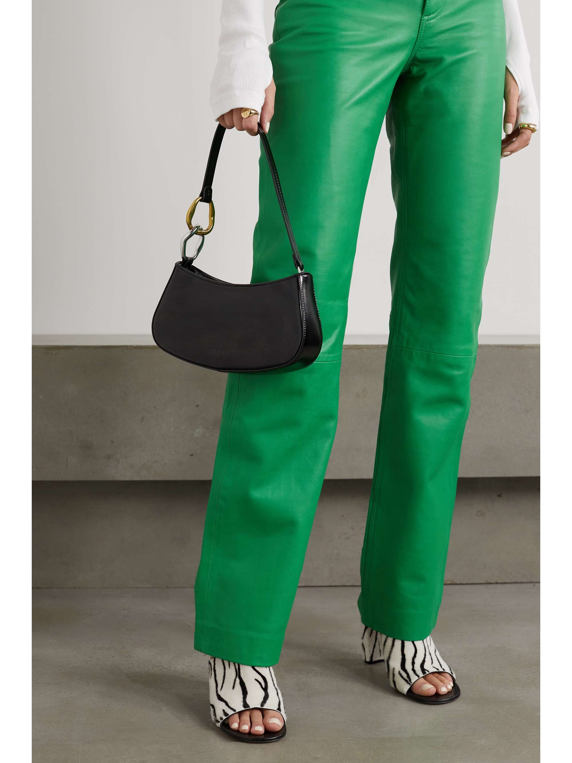 STAUD Ollie leather shoulder bag