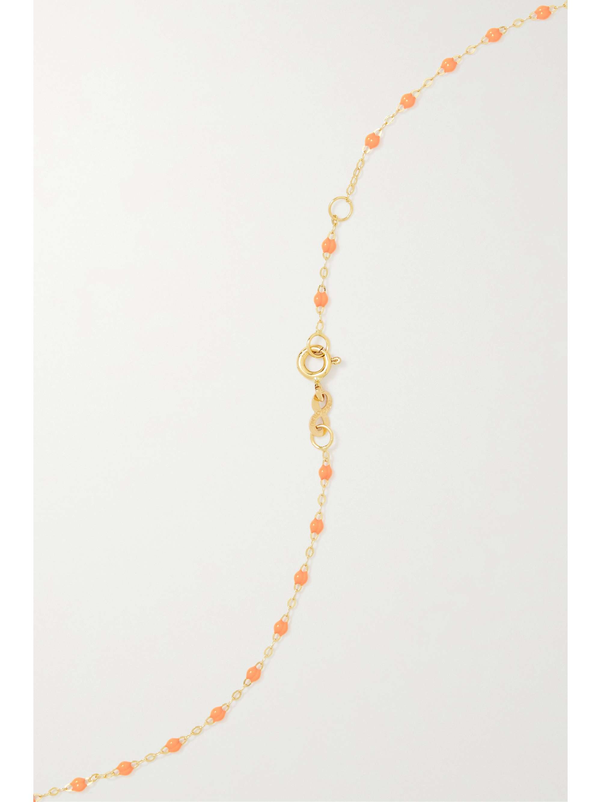 GIGI CLOZEAU Gigi Supreme 18-karat gold, resin and diamond necklace