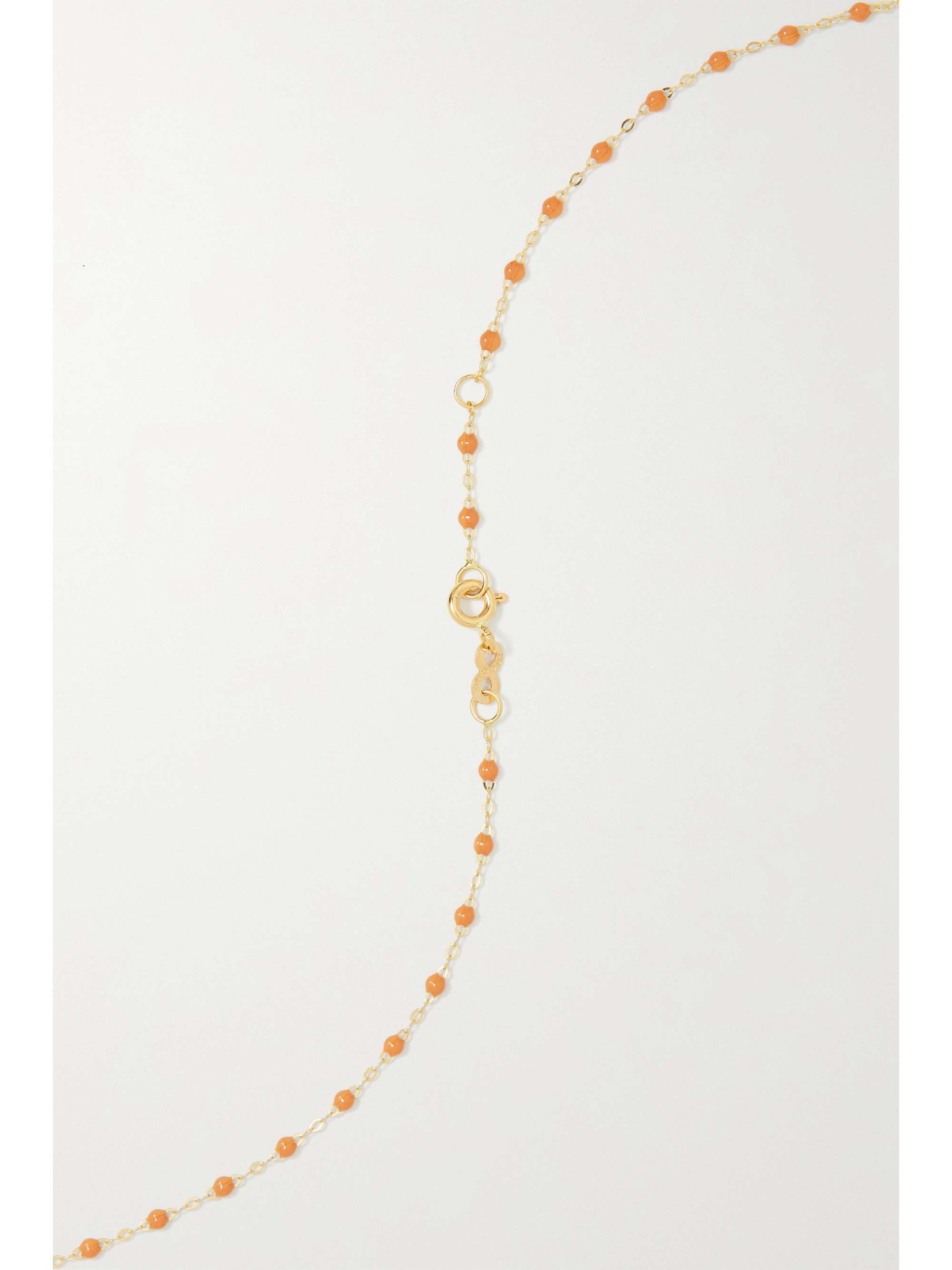 GIGI CLOZEAU Gigi Supreme 18-karat gold, resin and diamond necklace