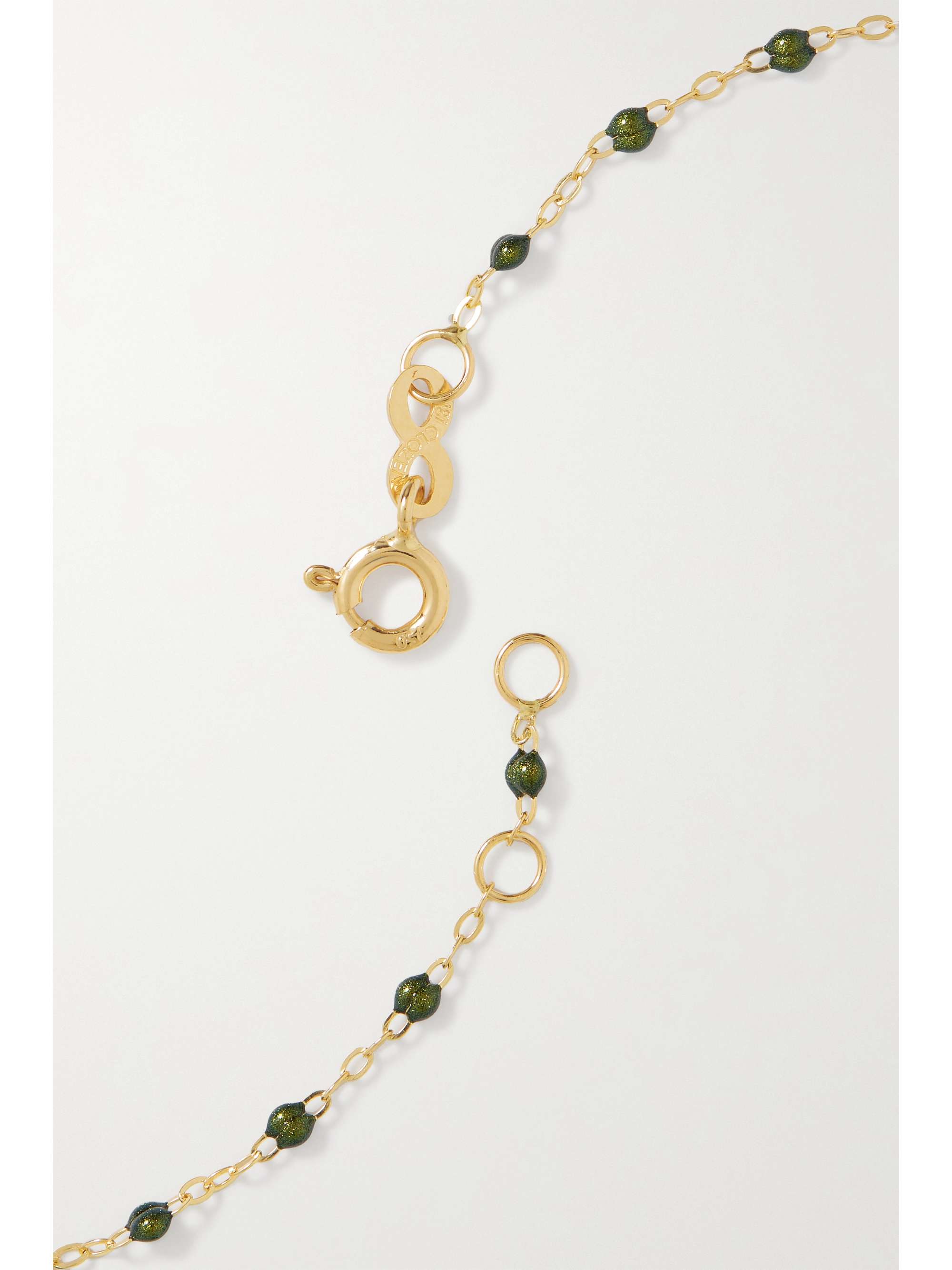 GIGI CLOZEAU Moon Classic Gigi 18-karat gold, resin and diamond bracelet