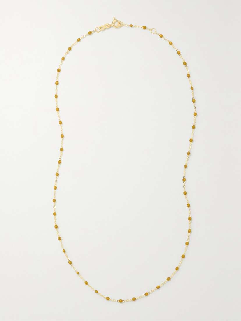 Gigi Clozeau Classic Gigi 18-karat Gold And Resin Necklace