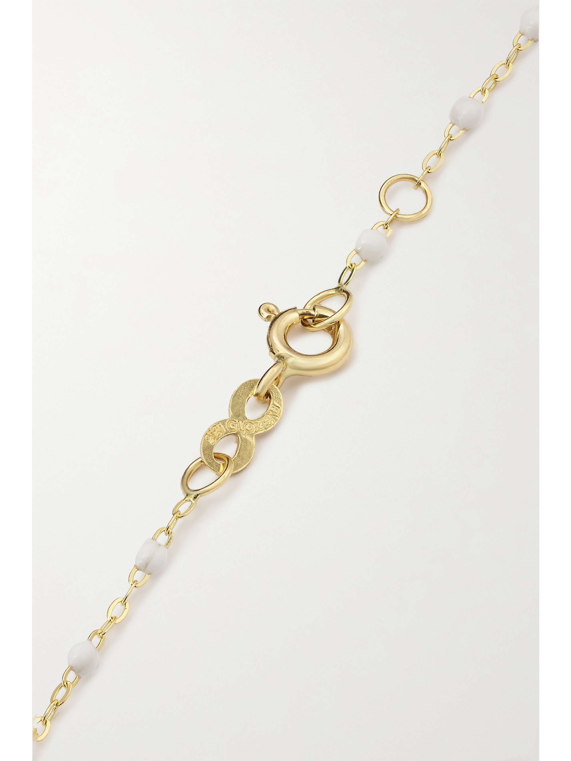 GIGI CLOZEAU Eye Classic Gigi Armband aus 18 Karat Gold mit Harz