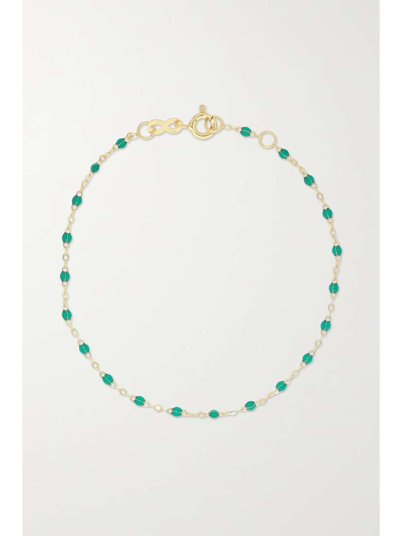 Gigi Clozeau Classic Gigi 18-karat Gold And Resin Bracelet