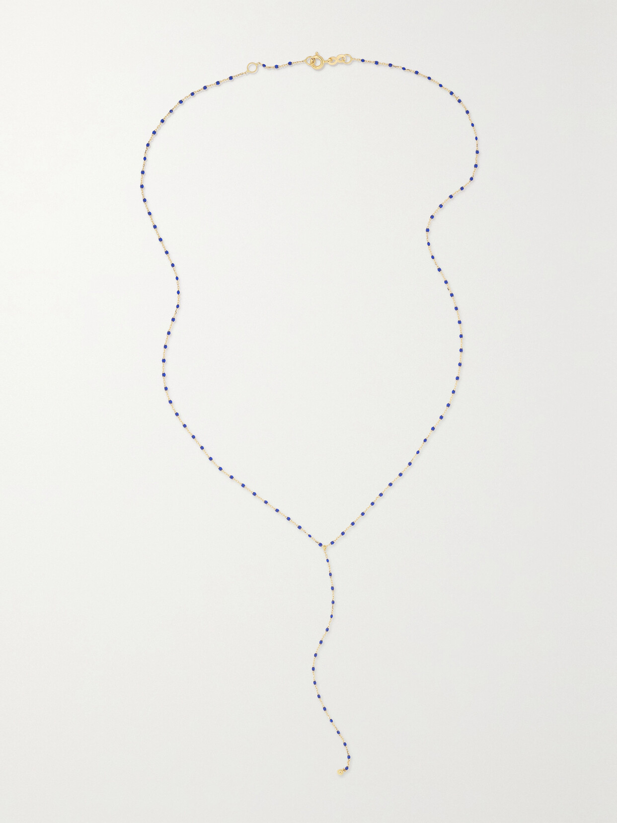 Gigi Clozeau Mini Gigi Y Party 18-karat Gold, Resin And Diamond Necklace - One size