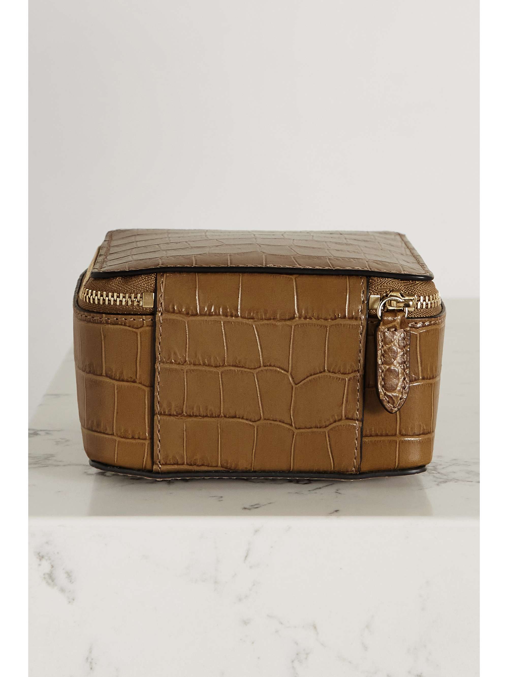 SMYTHSON Panama large textured-leather trinket case