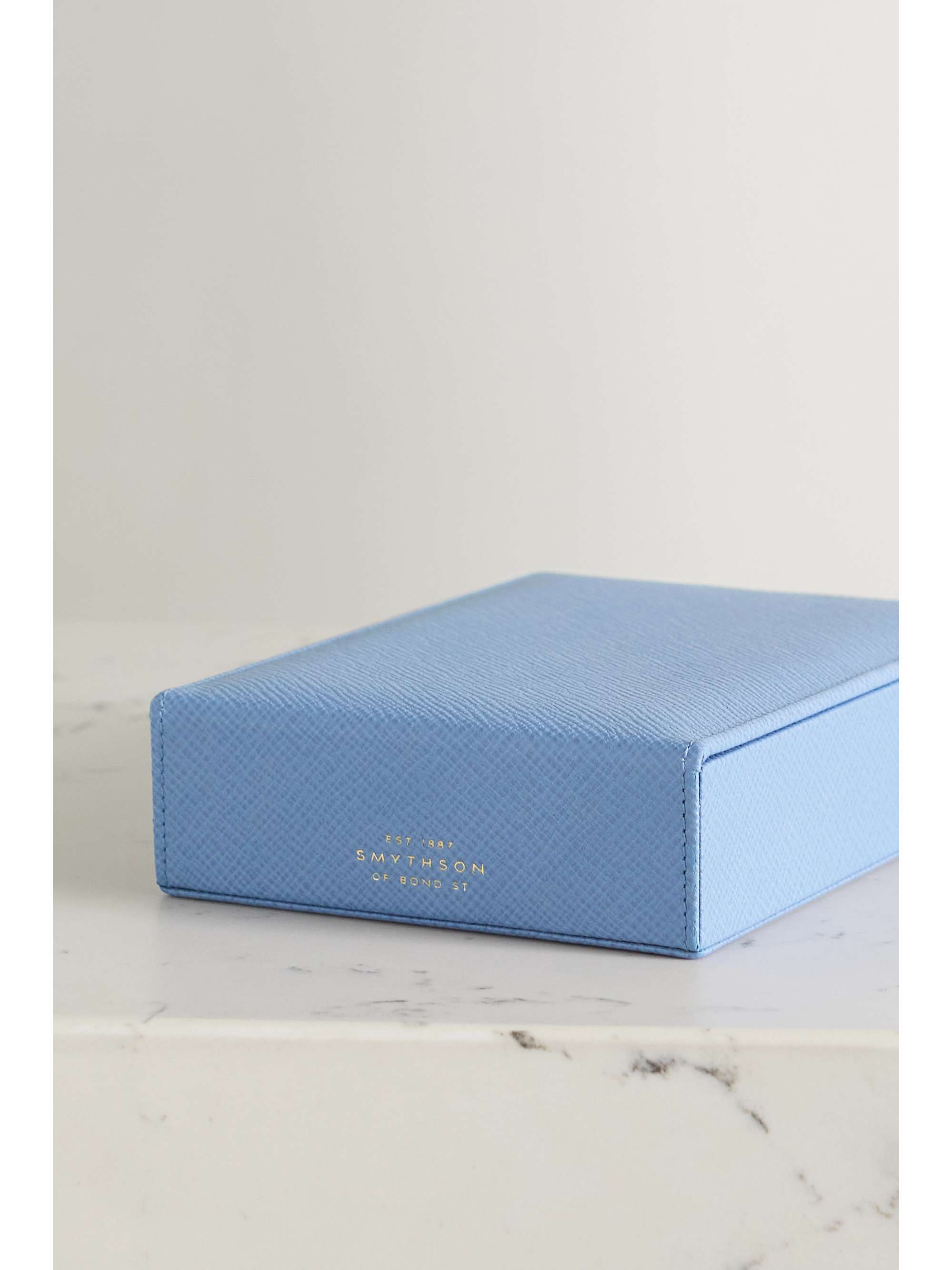 SMYTHSON Textured-leather jewelry box