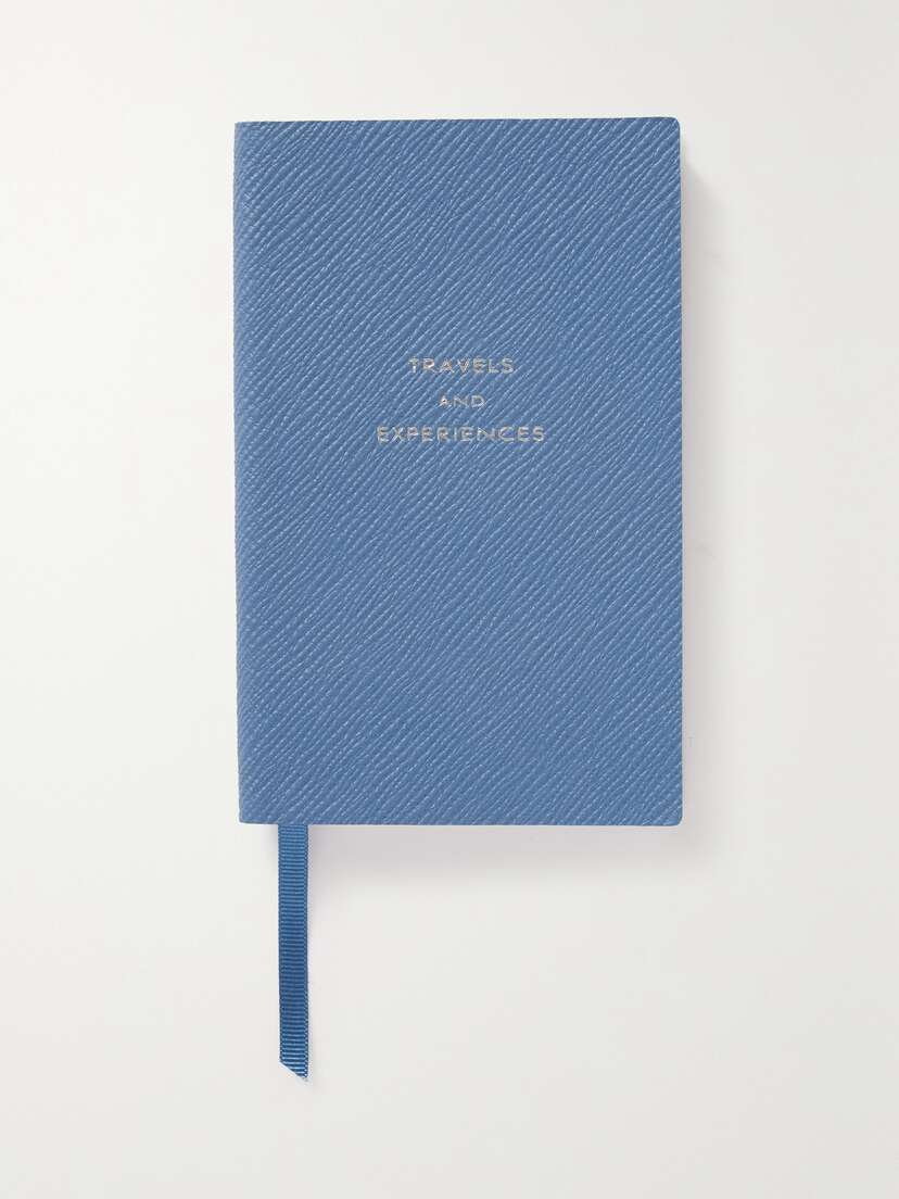 Smythson Panama Travels And Experiences Textured-leather Notebook