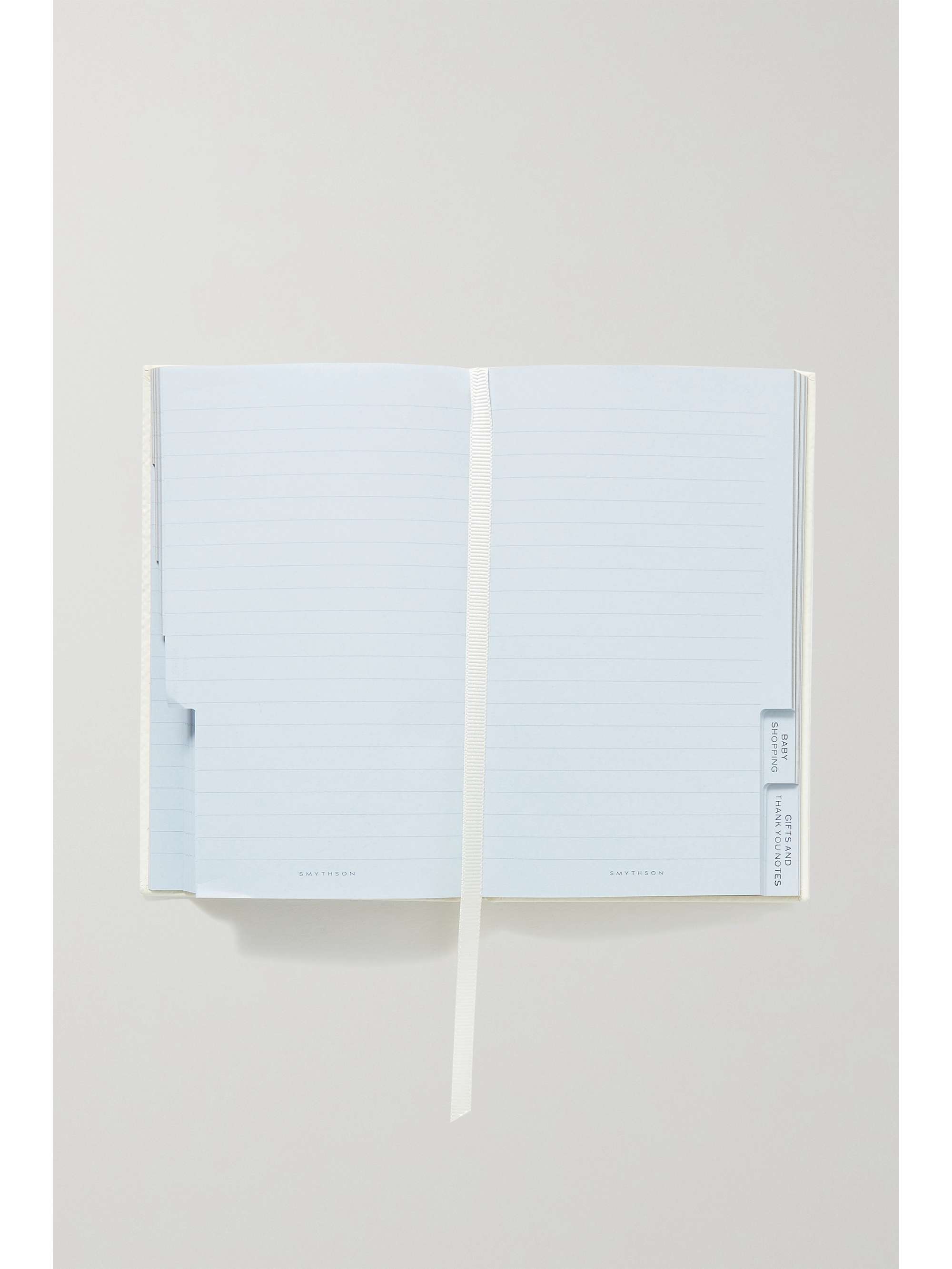 SMYTHSON Panama Travels and Experiences textured-leather notebook