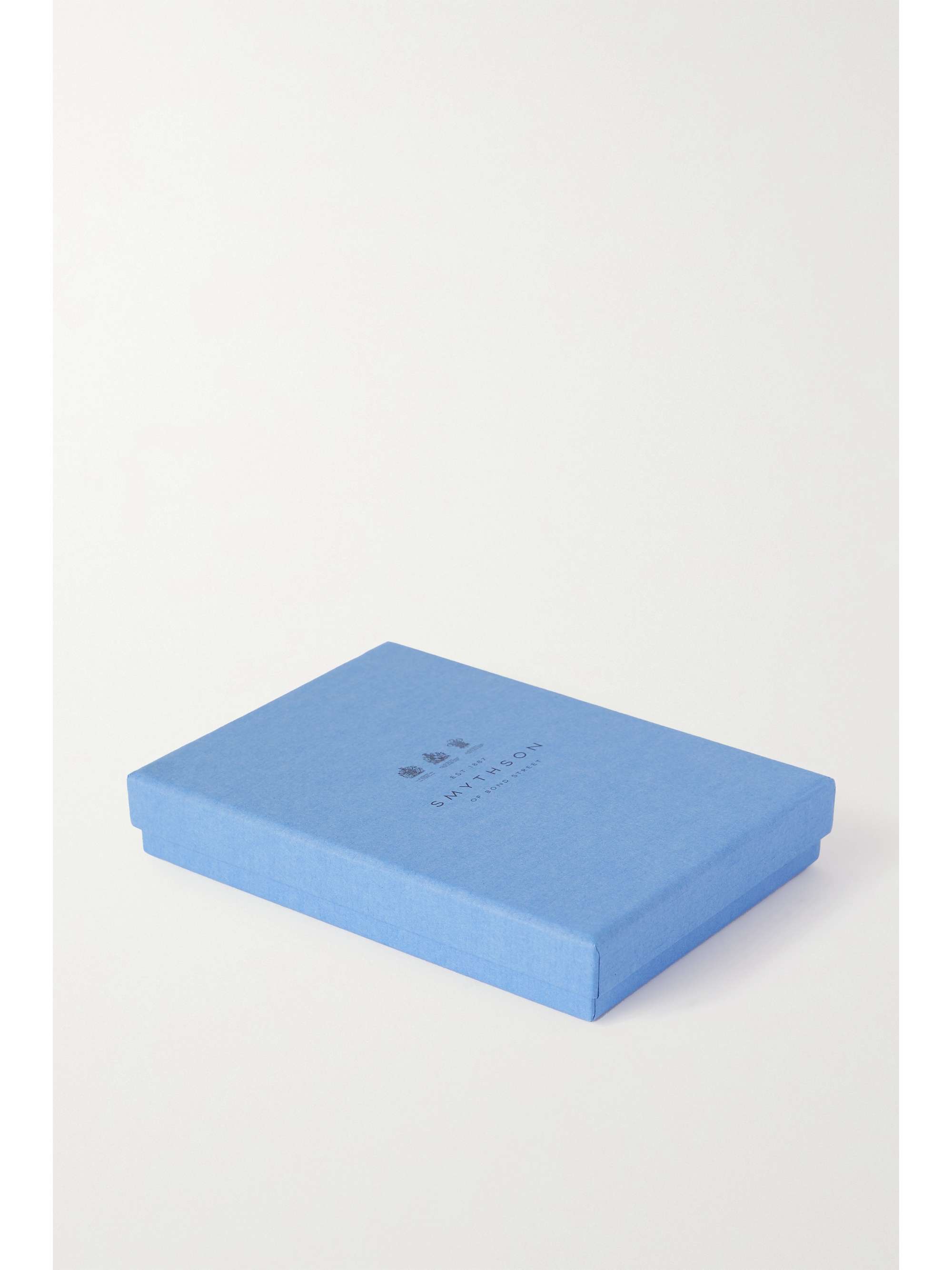 Smythson Panama Notebook In Nile Blue