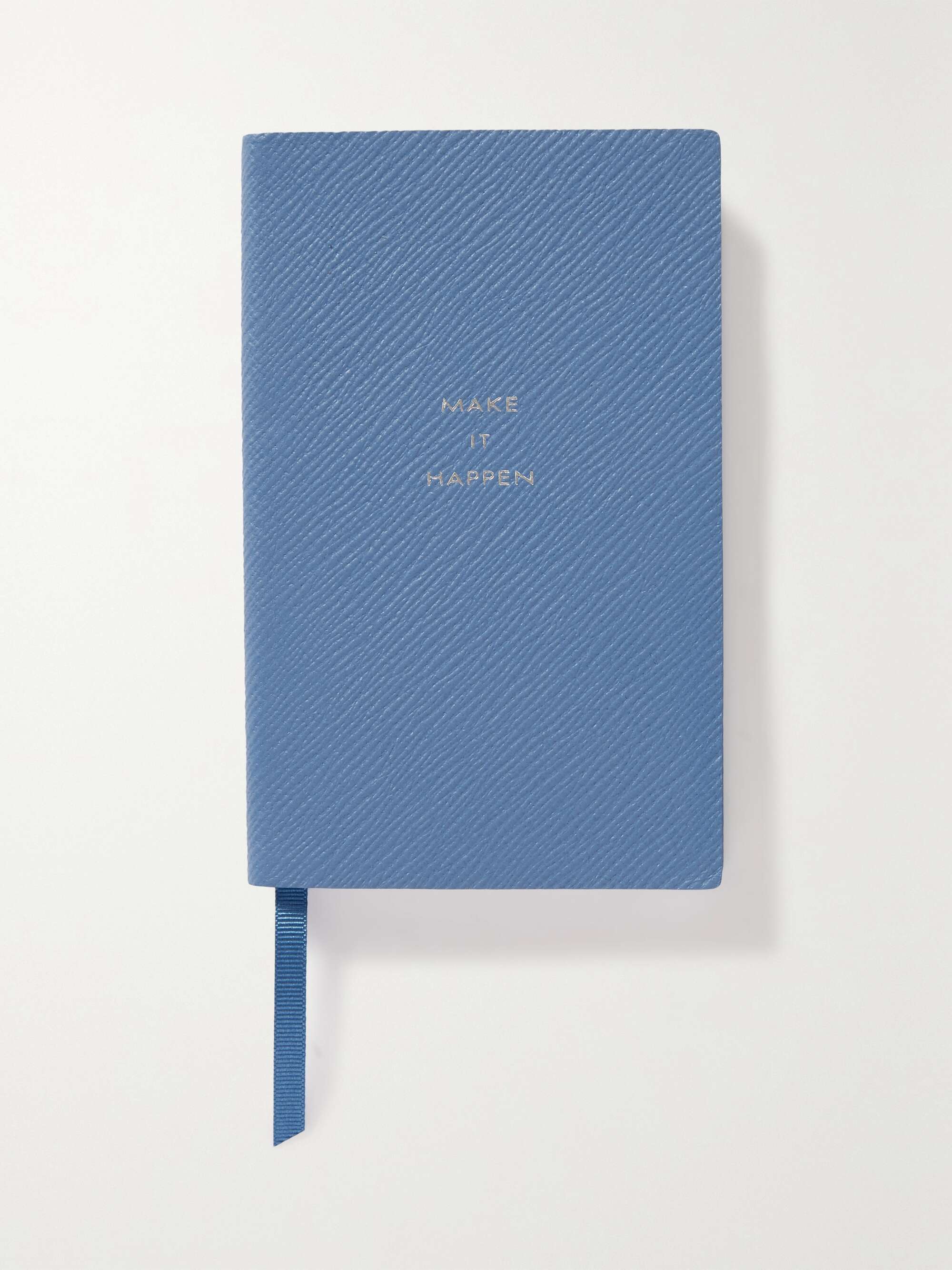 SMYTHSON Panama Make It Happen textured-leather notebook