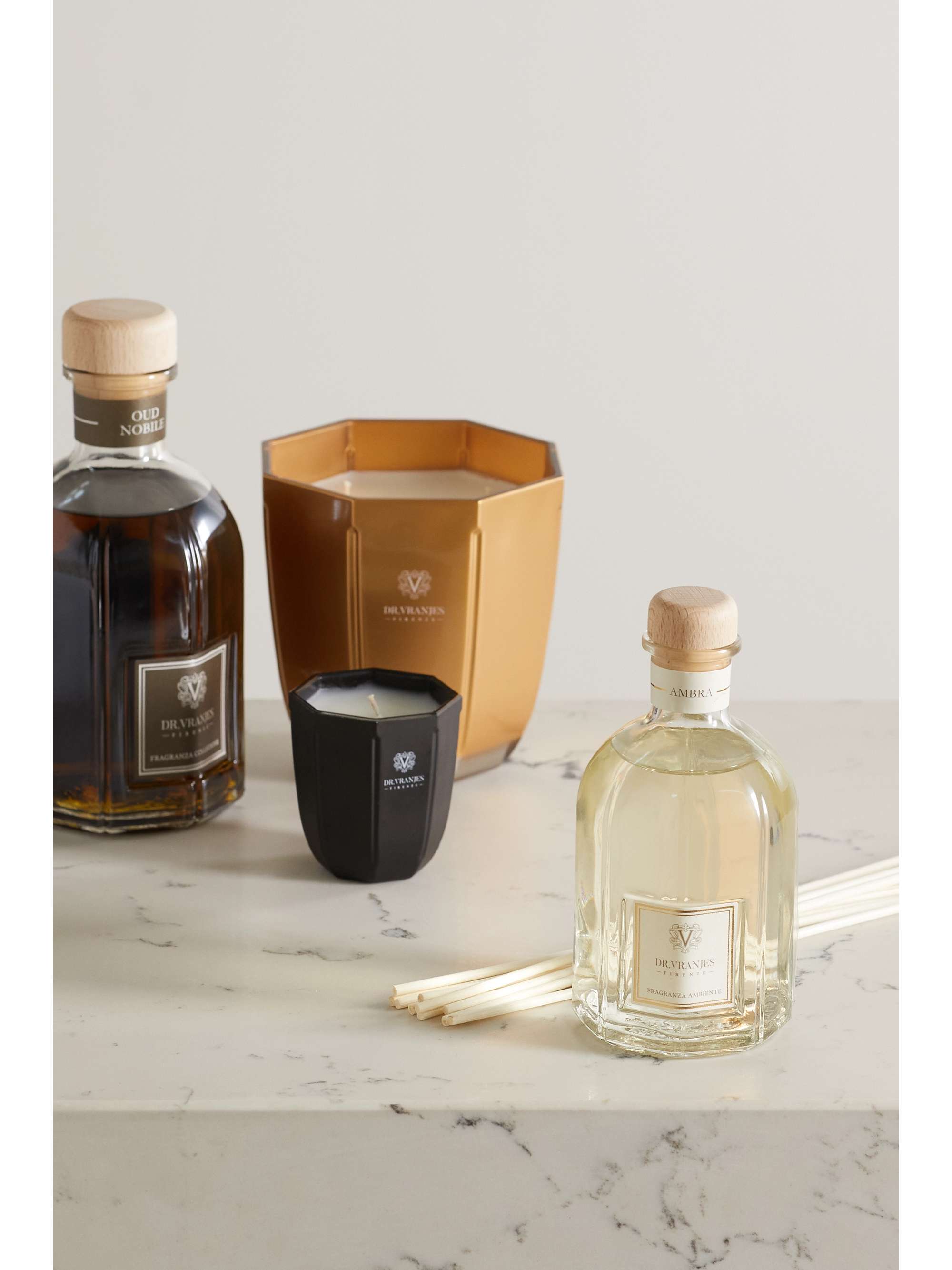 DR. VRANJES FIRENZE Scented Candle and Diffuser Gift Set - Ambra