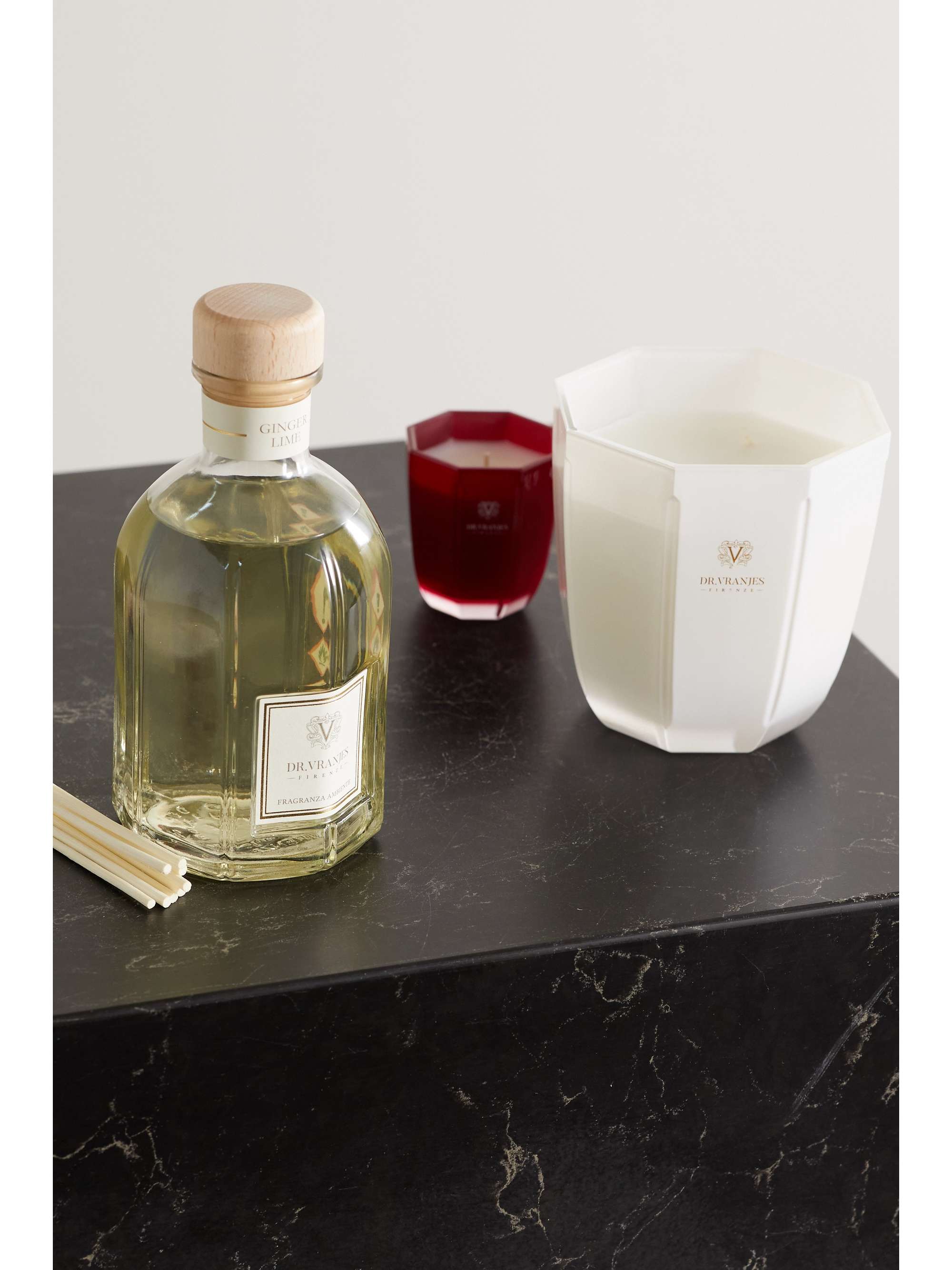 DR. VRANJES FIRENZE Scented Candle and Diffuser Gift Set Ginger Lime