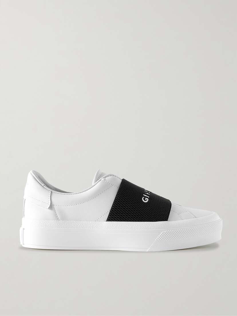 Givenchy City Court Leather Slip-on Sneakers