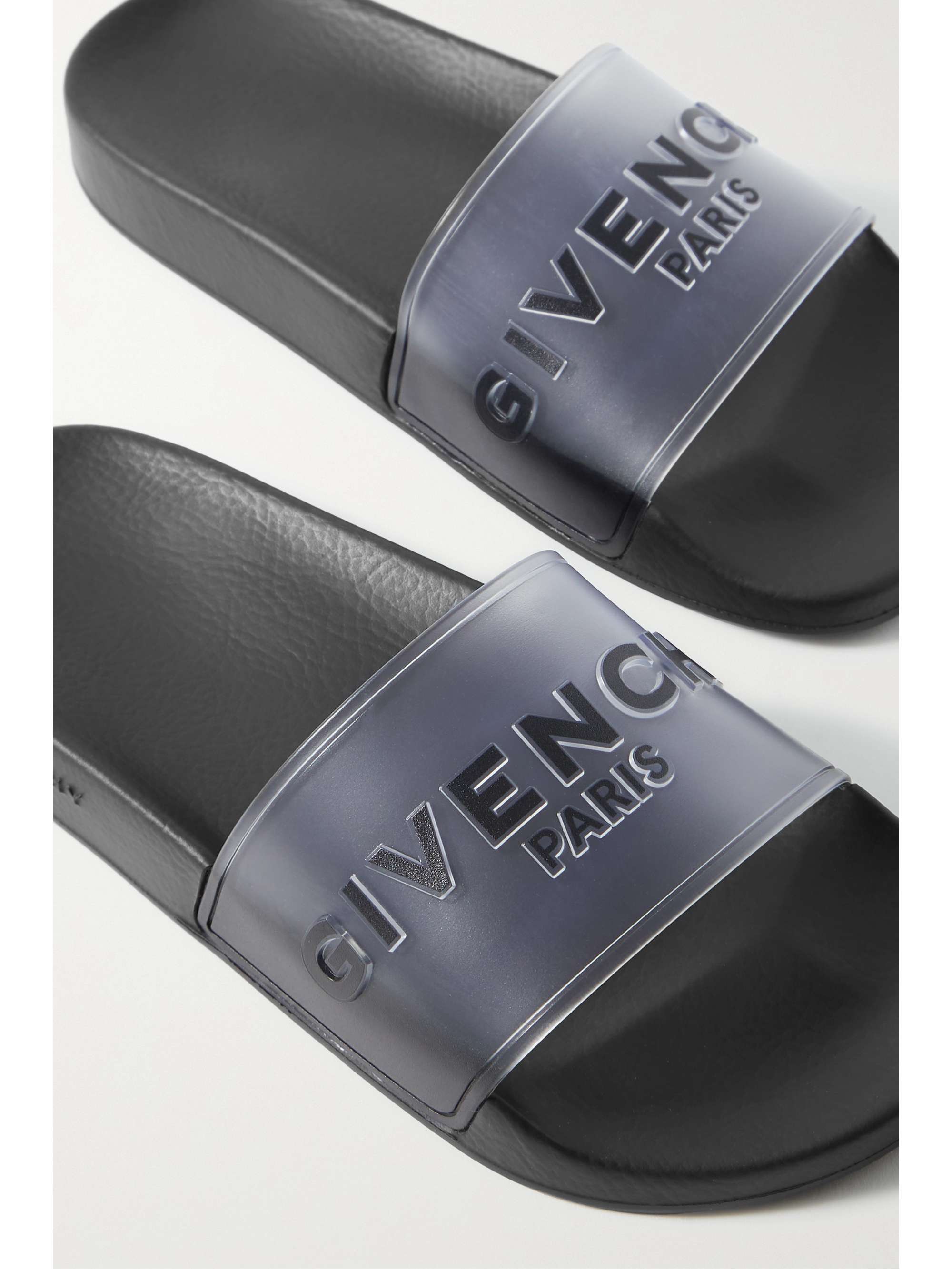 givenchy logo print slides