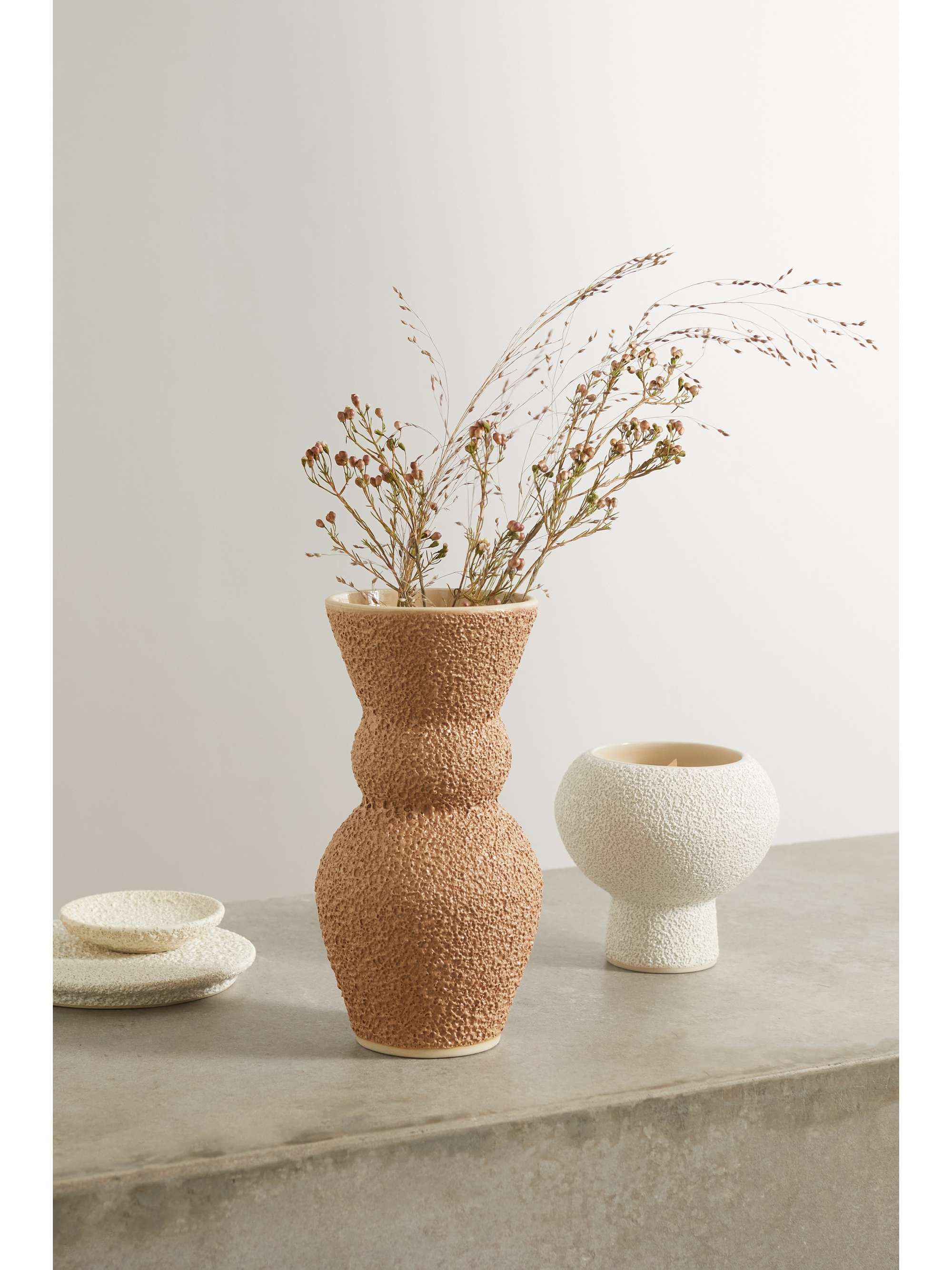 MARLOE MARLOE + NET SUSTAIN Lucie glazed ceramic vase
