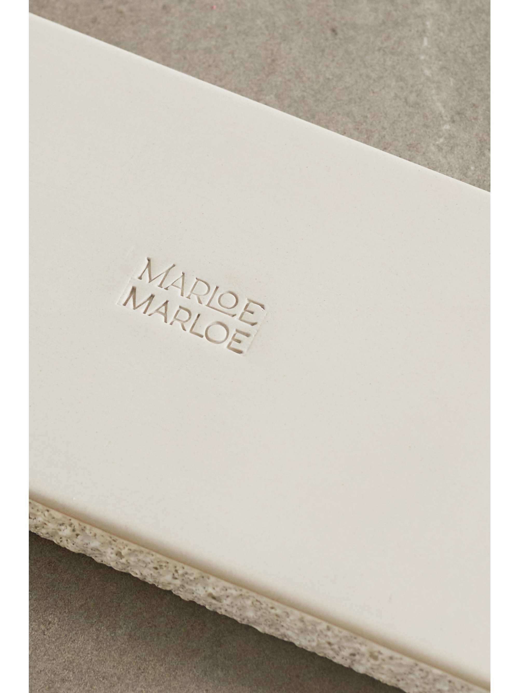 MARLOE MARLOE + NET SUSTAIN glazed ceramic tray