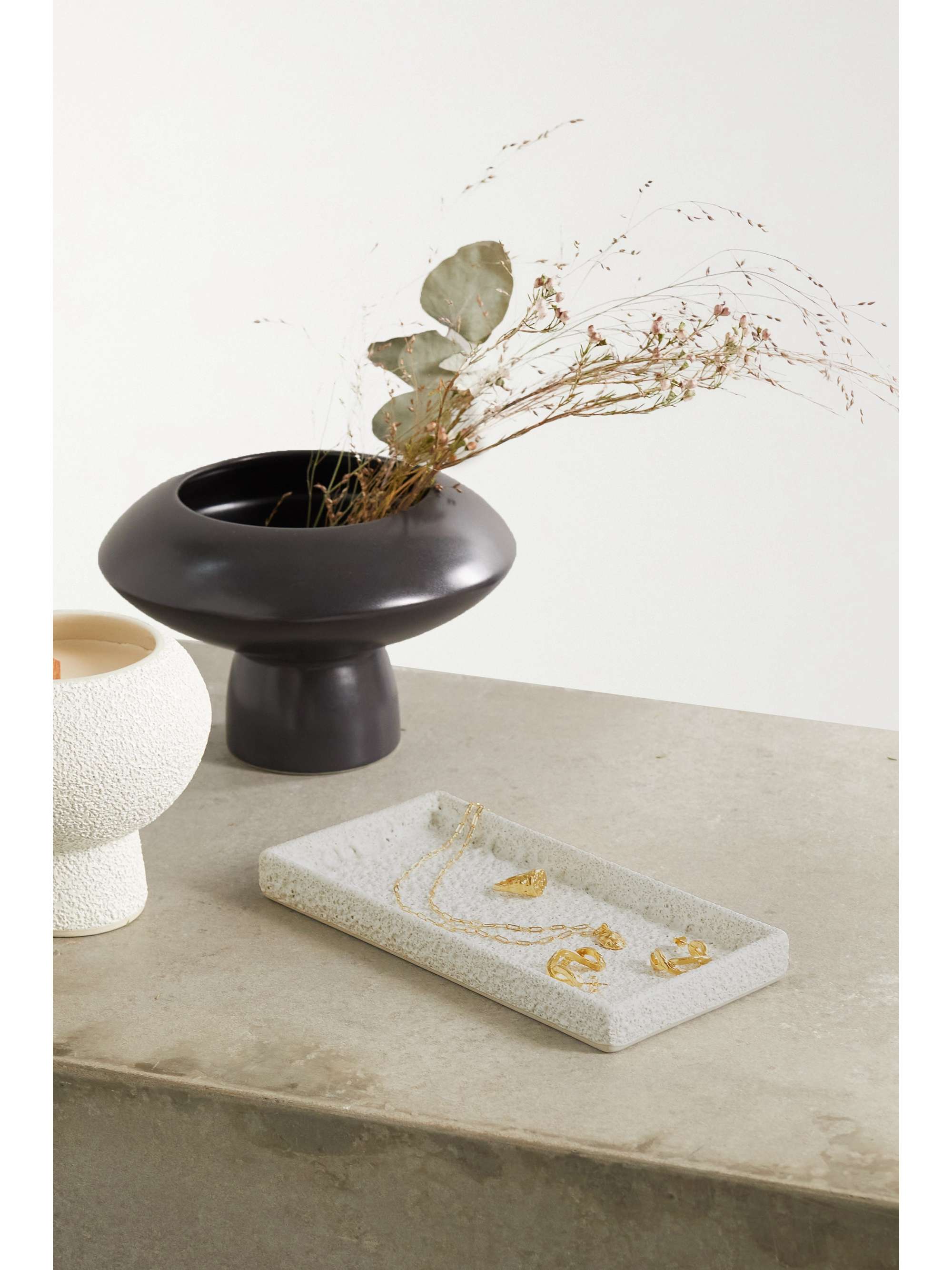 MARLOE MARLOE + NET SUSTAIN glazed ceramic tray