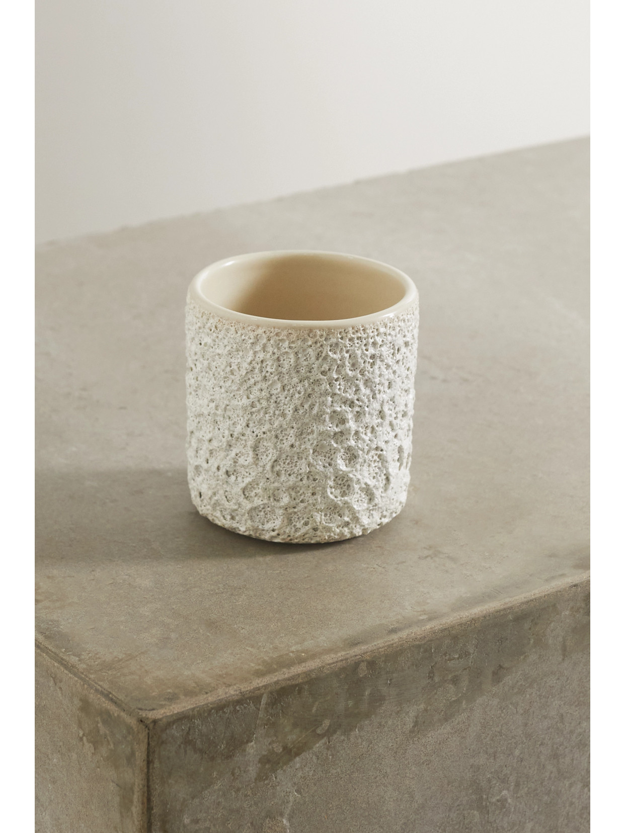 Marloe Marloe - + Net Sustain Glazed Ceramic Tumbler - Off-white