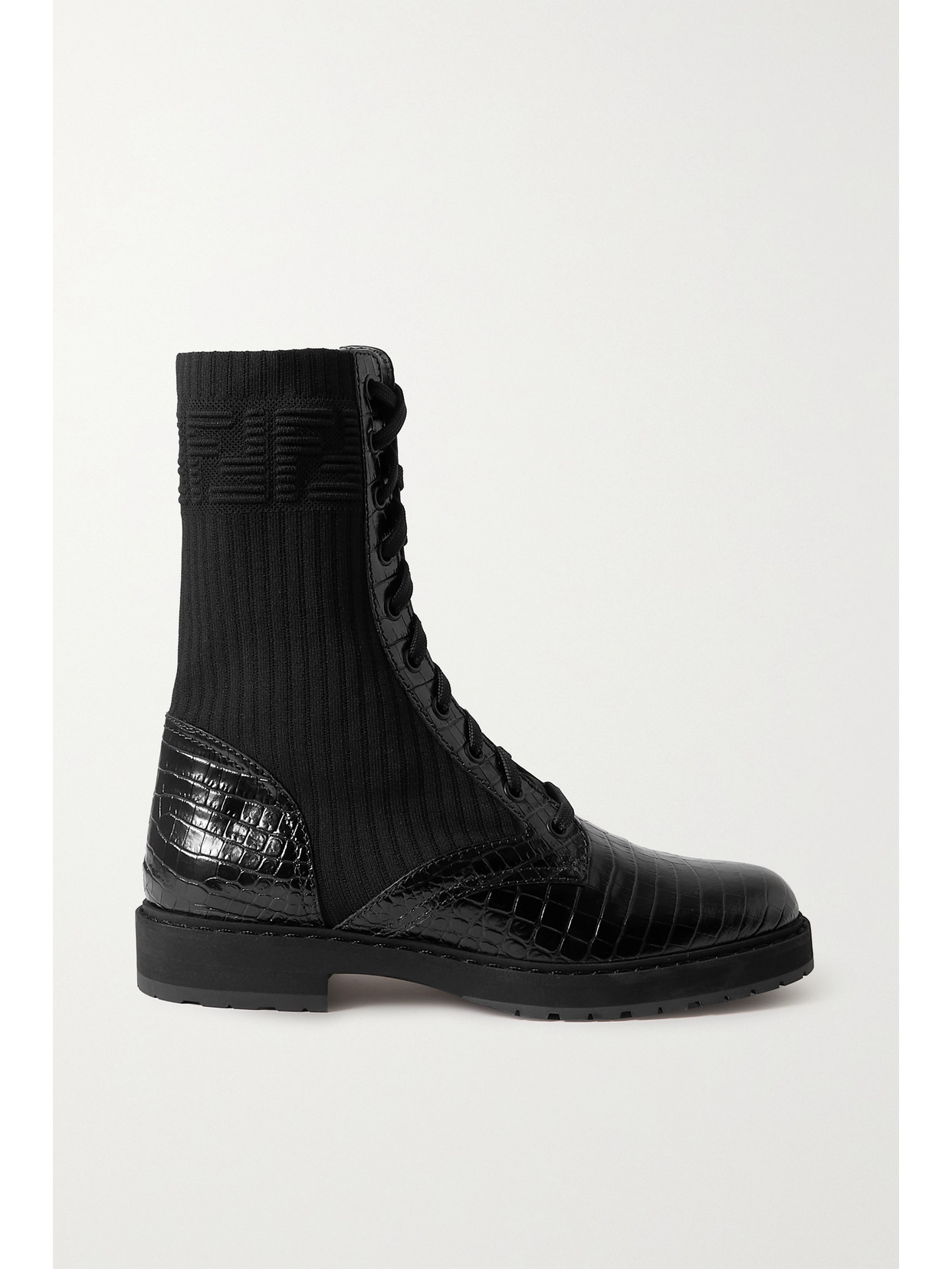 fendi platform boots