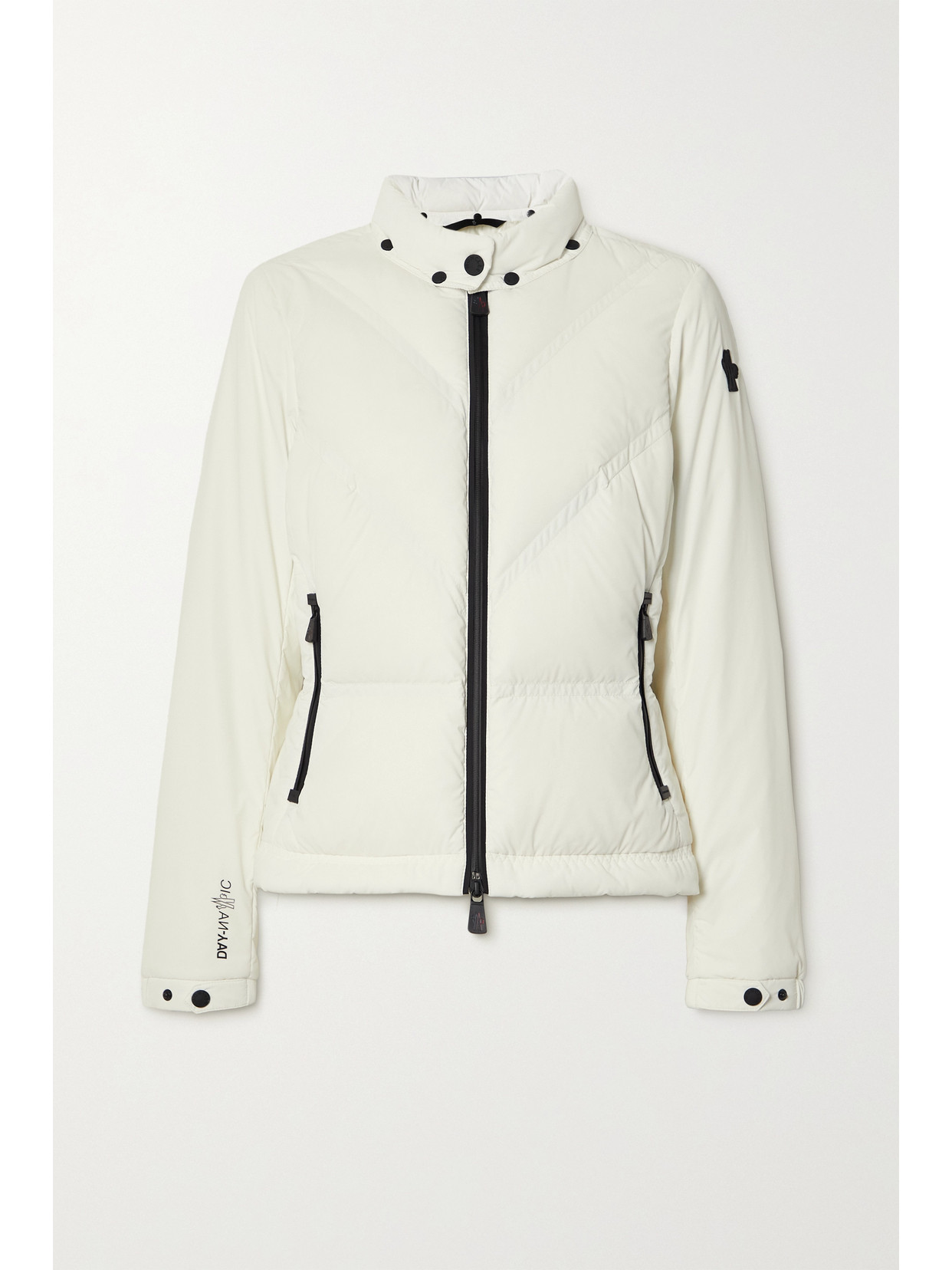 Moncler Genius Vailly Hooded Quilted Shell Down Jacket In Ivory