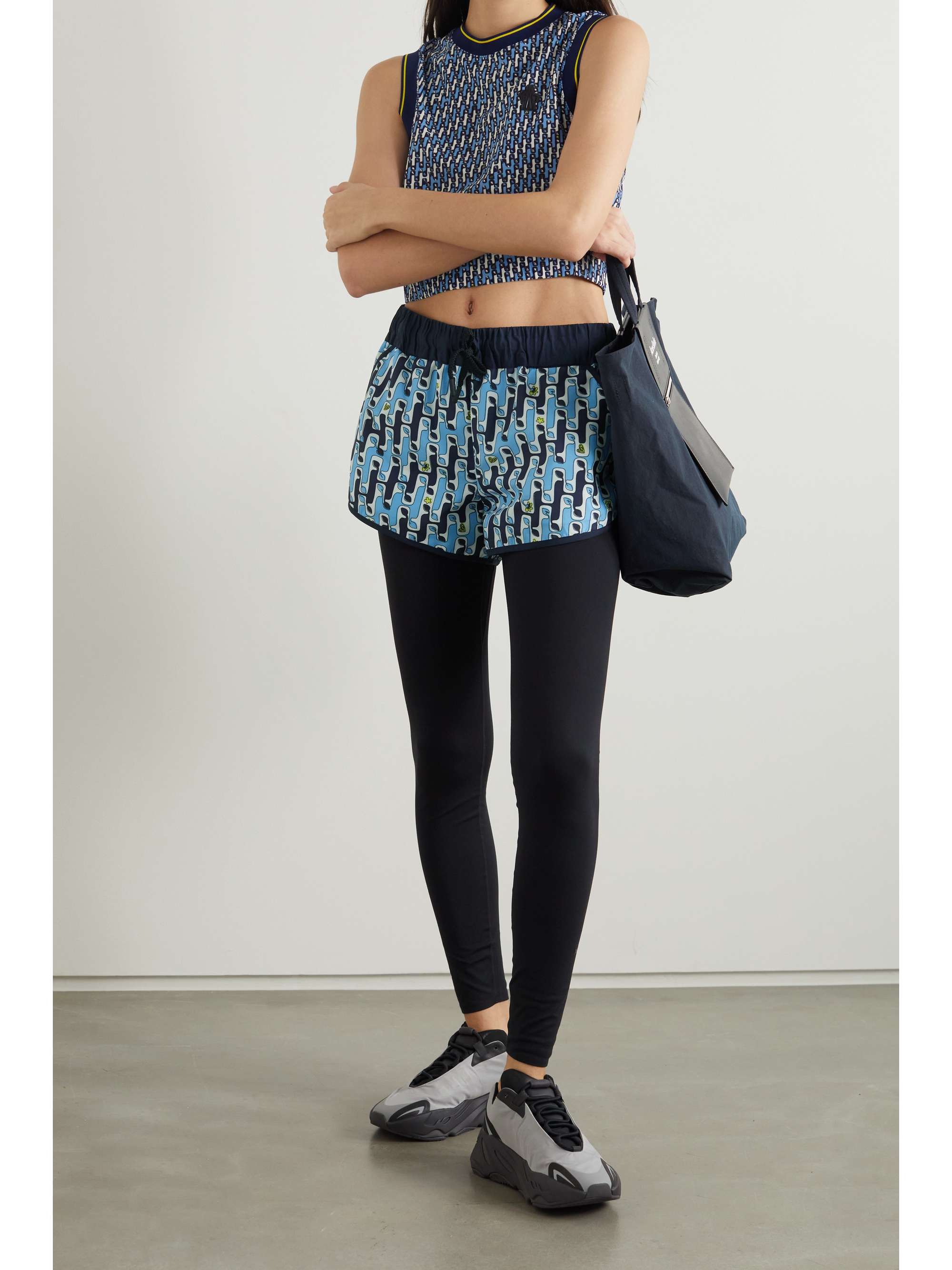 MONCLER GENIUS Printed shell shorts
