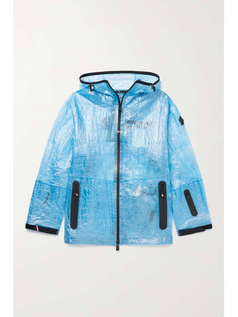 Moncler Genius Landry Hooded Printed Crinkled-pvc Jacket | Thumbnail 6
