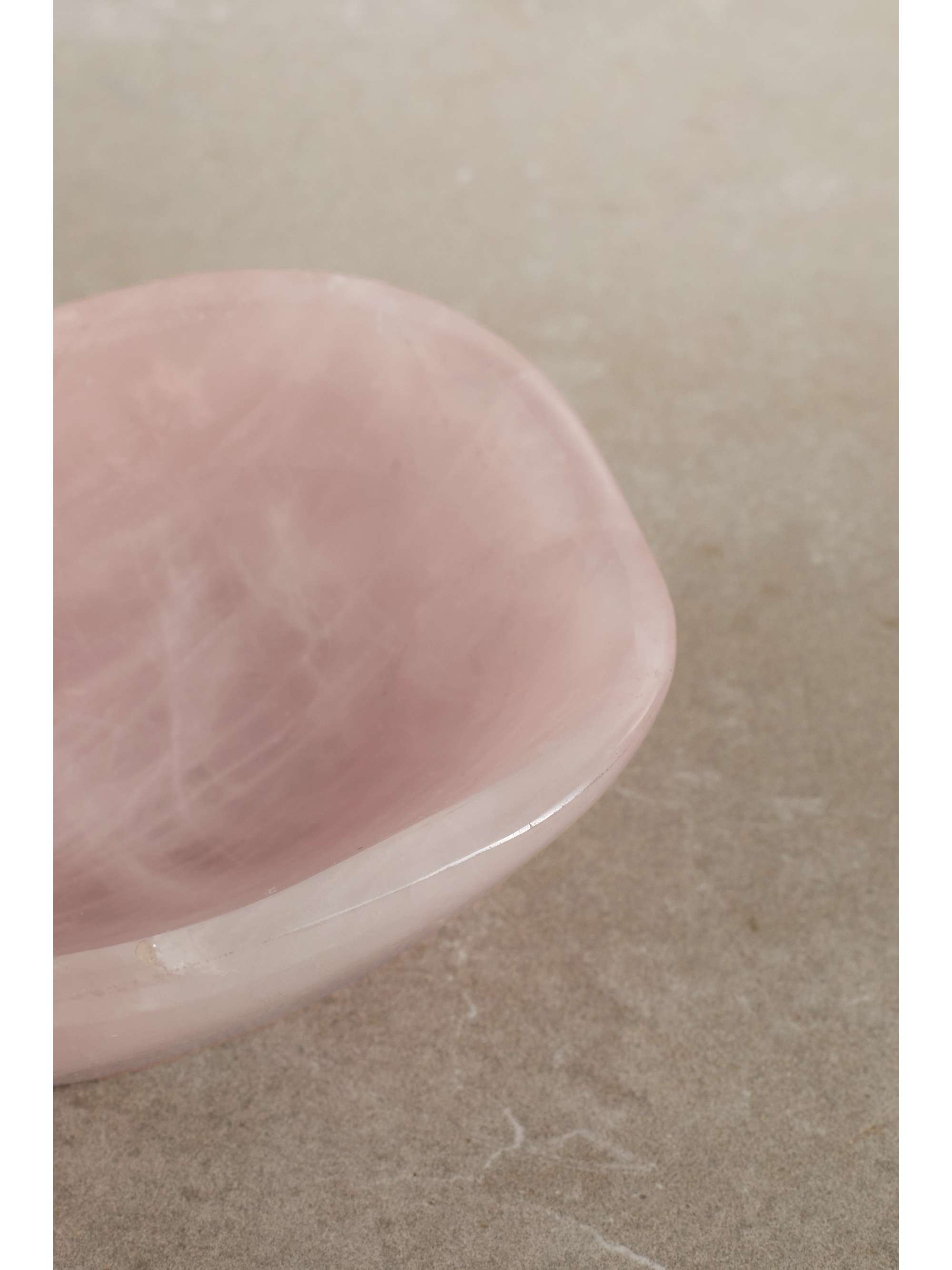 JIA JIA Large rose quartz bowl