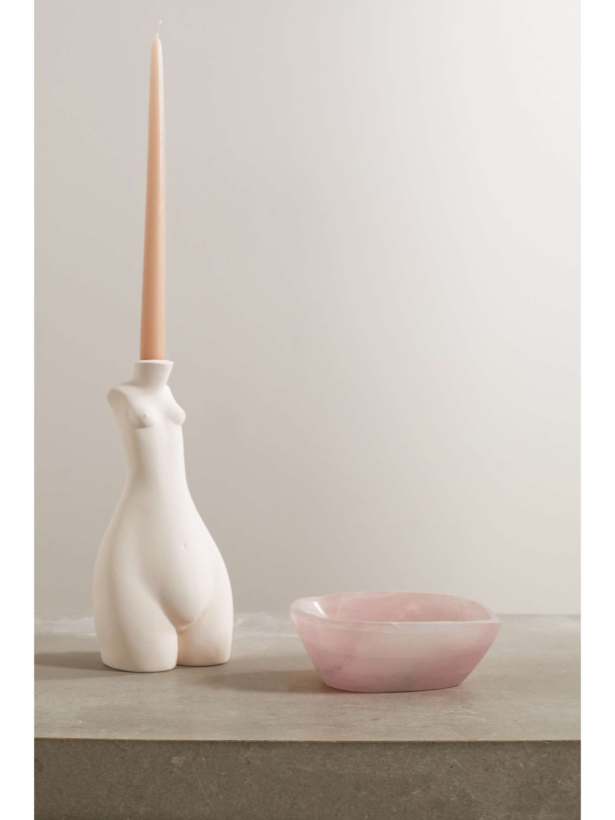 JIA JIA Large rose quartz bowl