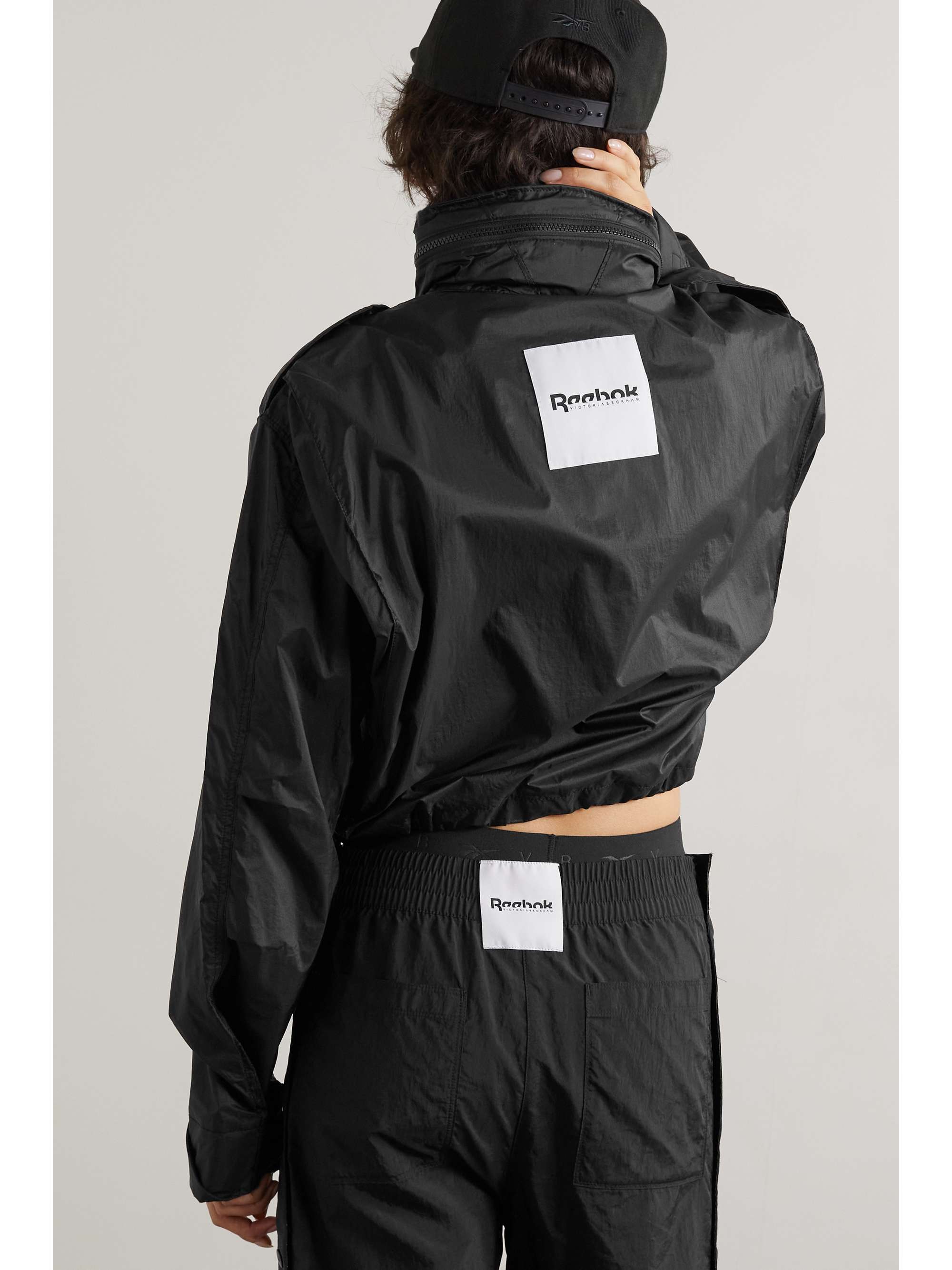 REEBOK X VICTORIA BECKHAM Appliquéd shell jacket | NET-A-PORTER JP
